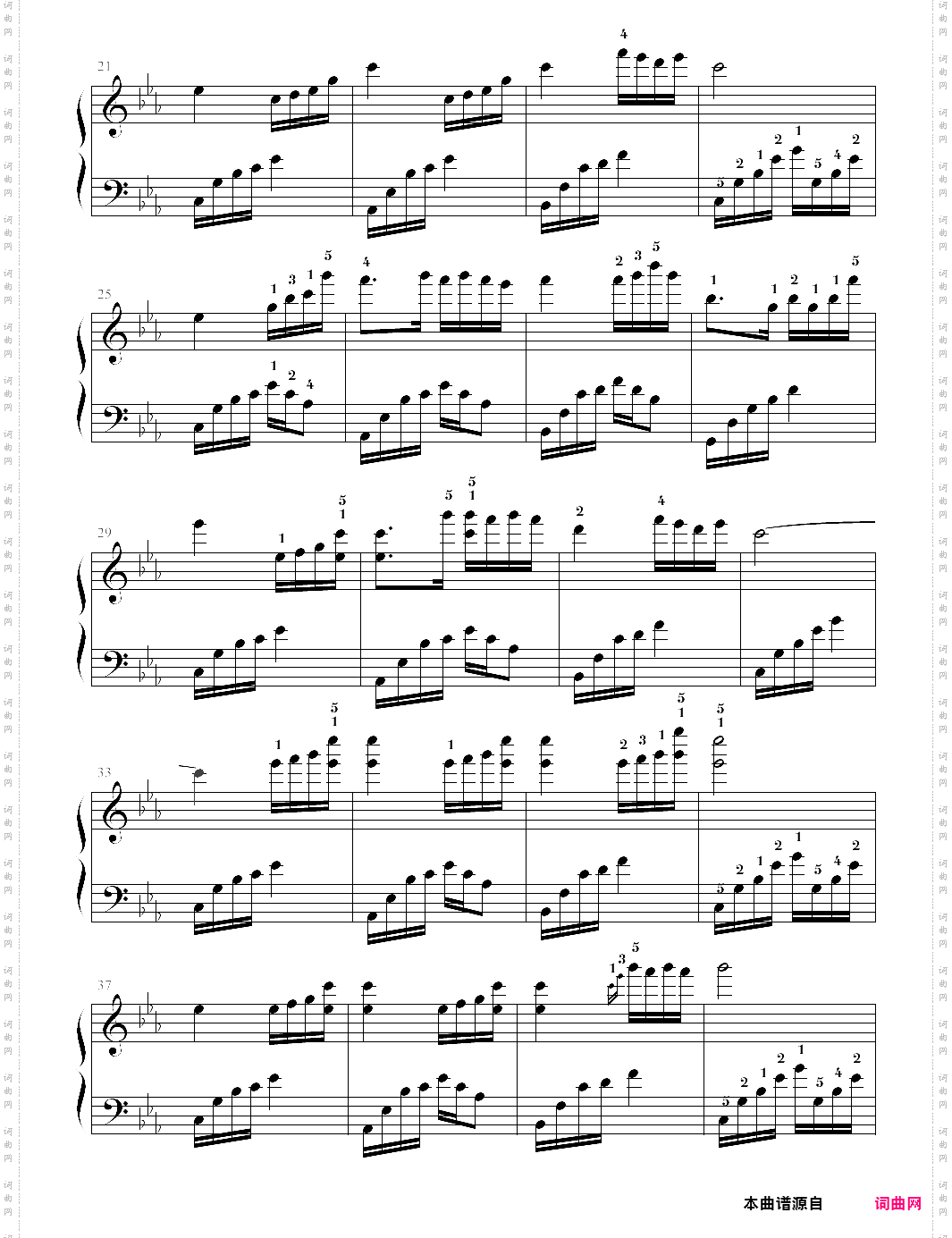 夜的钢琴曲5鸠玖标准扒谱版