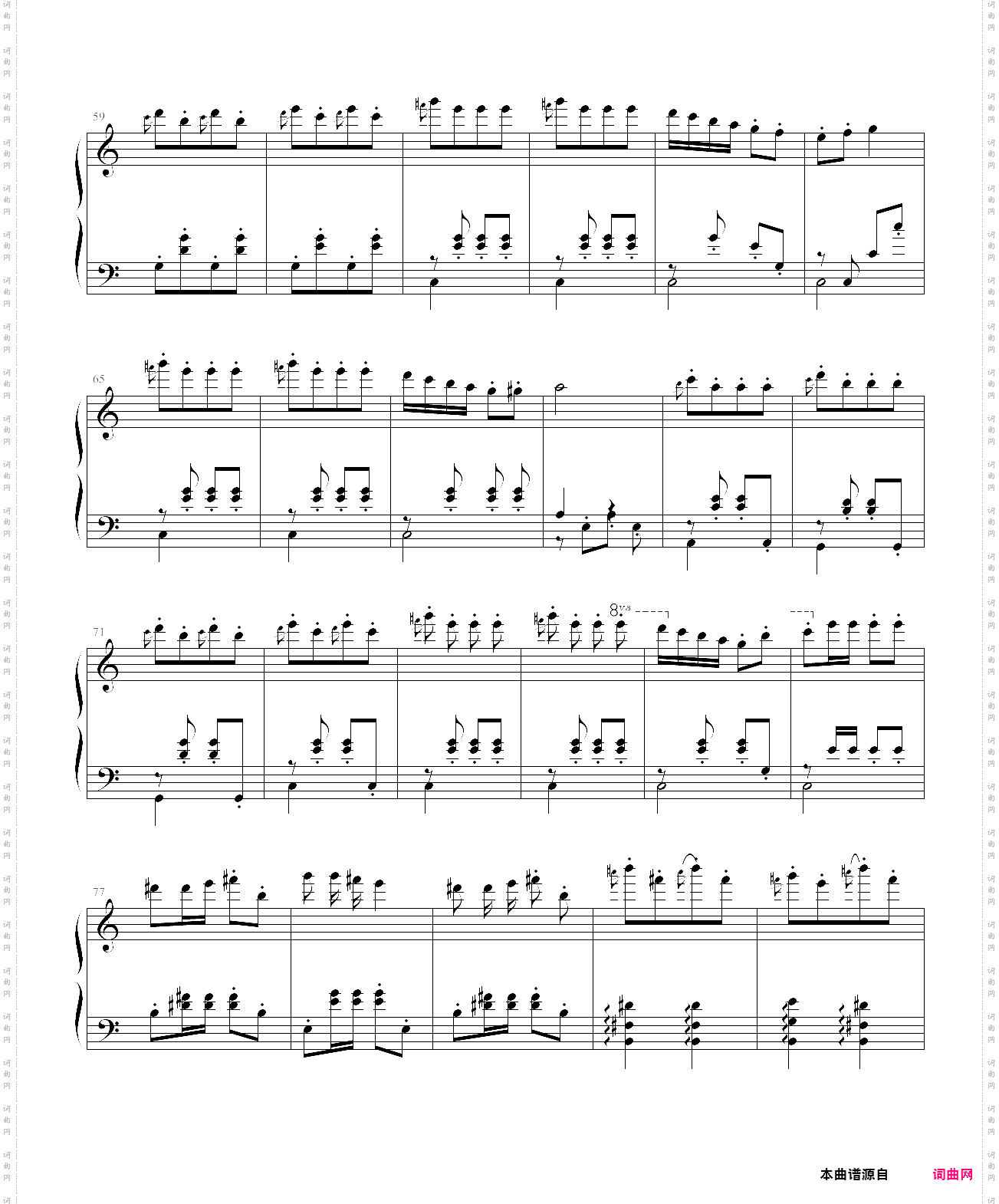 贝多芬 土耳其进行曲易中难三个版本