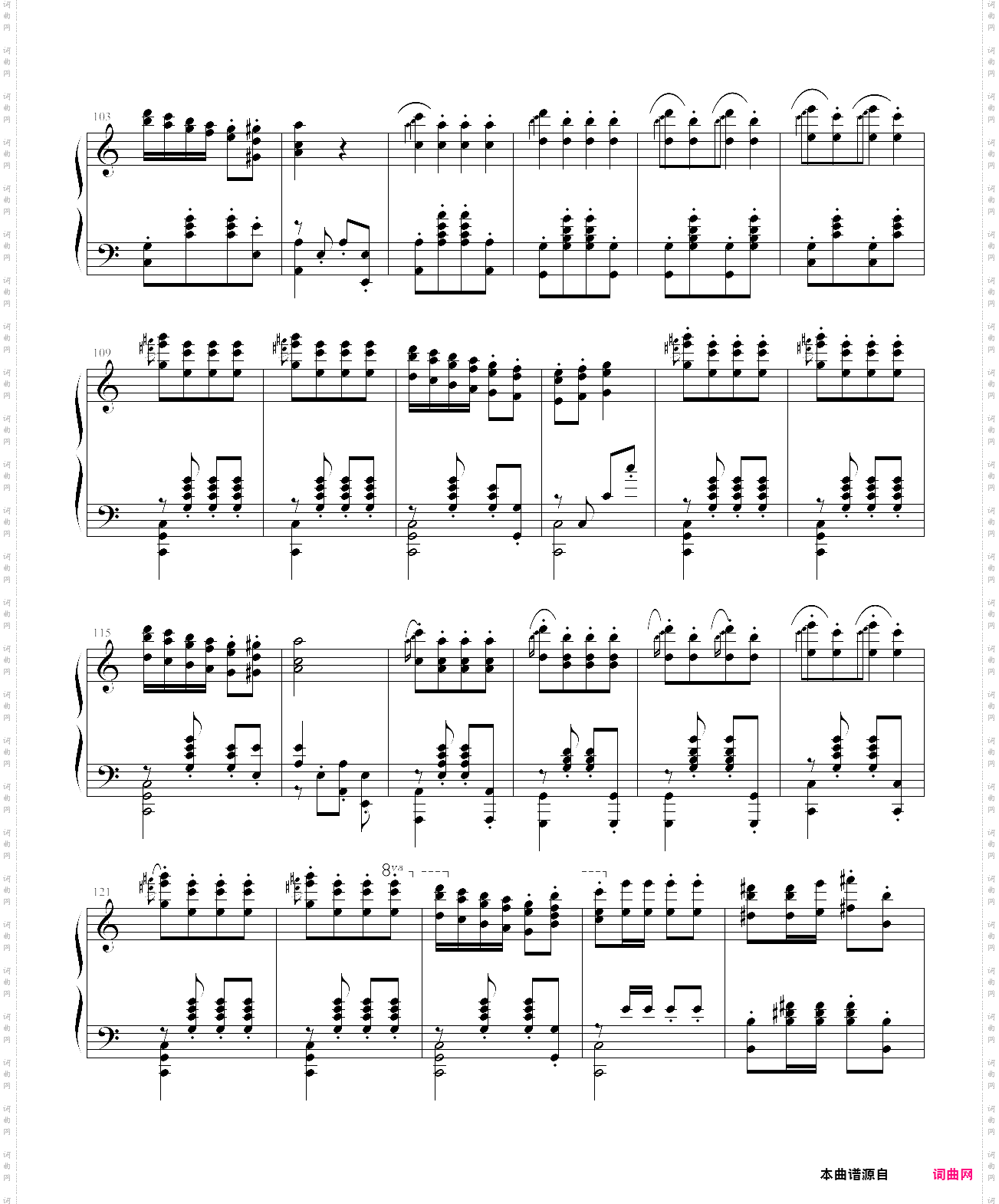 贝多芬 土耳其进行曲易中难三个版本