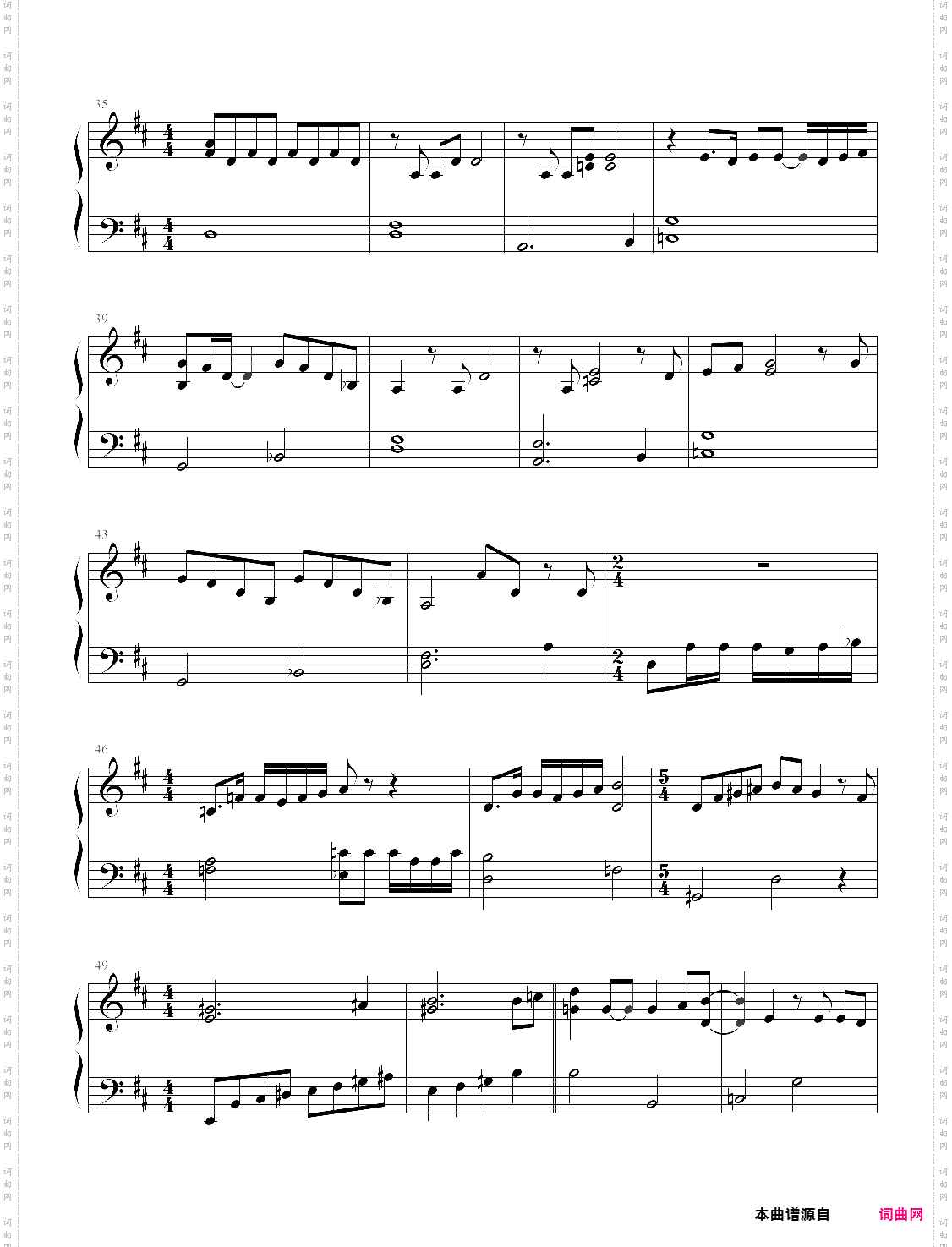 for the first time in foreverpiano solo 冰雪奇缘-插曲