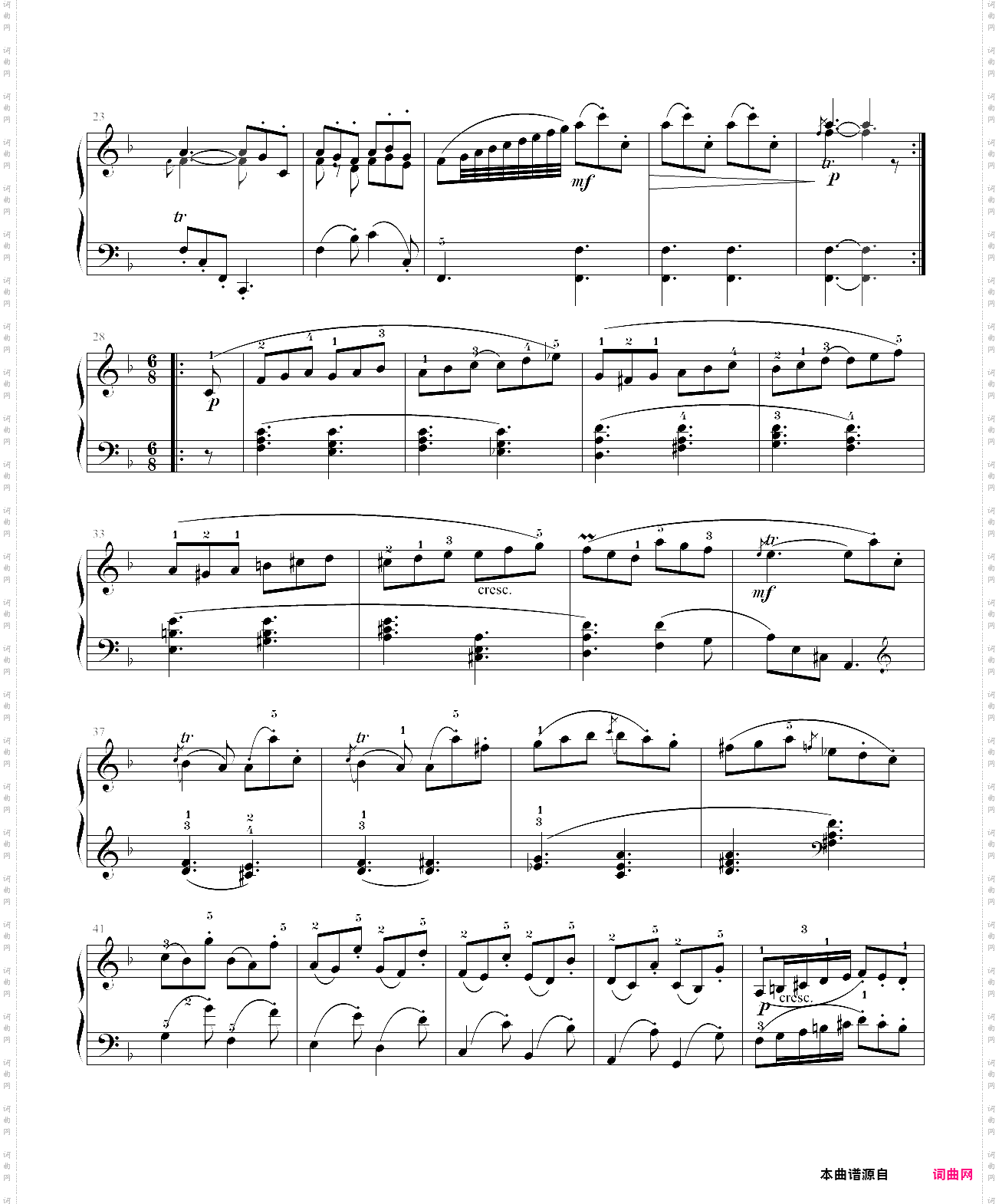 奏鸣曲d小调 斯卡拉蒂 考级