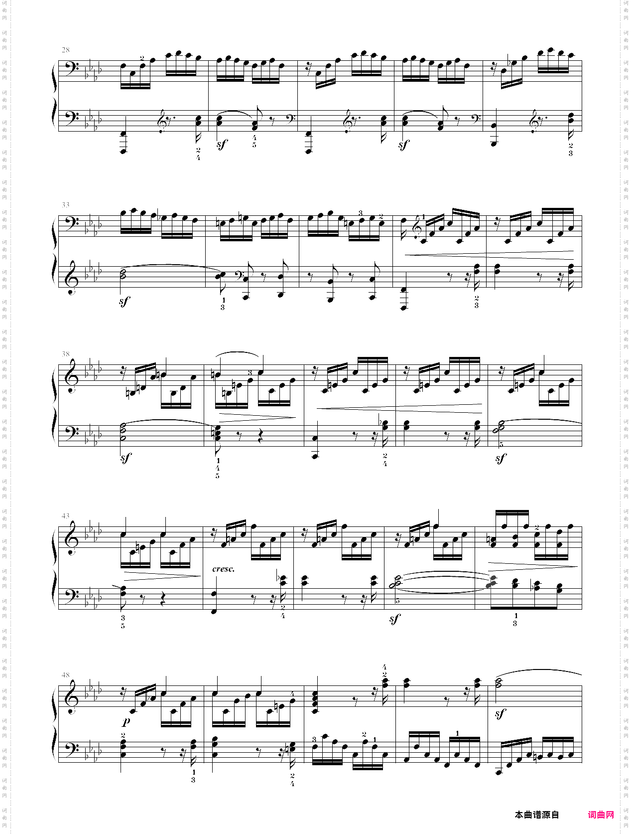 276·第十级奏鸣曲奏鸣曲热情 第三乐章-中国音乐学院钢琴考级全国通用教材第二套