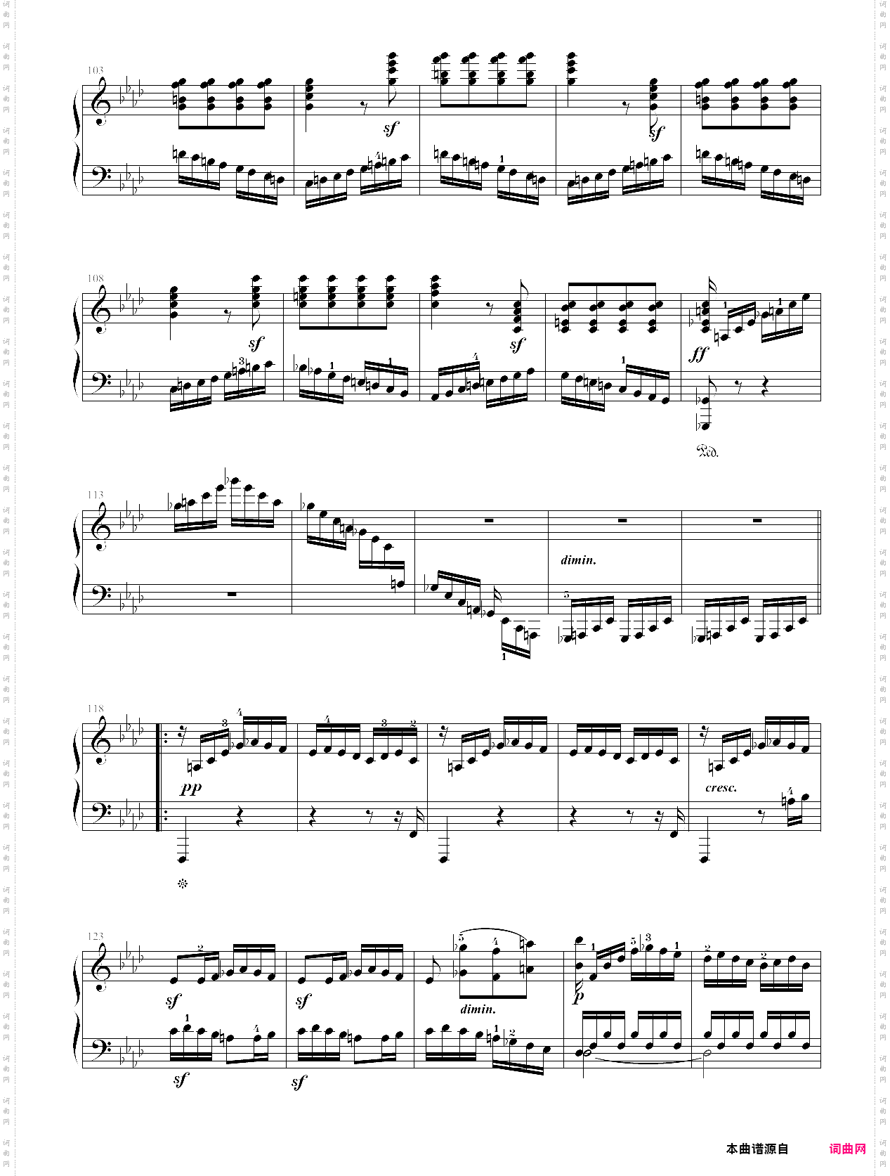 276·第十级奏鸣曲奏鸣曲热情 第三乐章-中国音乐学院钢琴考级全国通用教材第二套