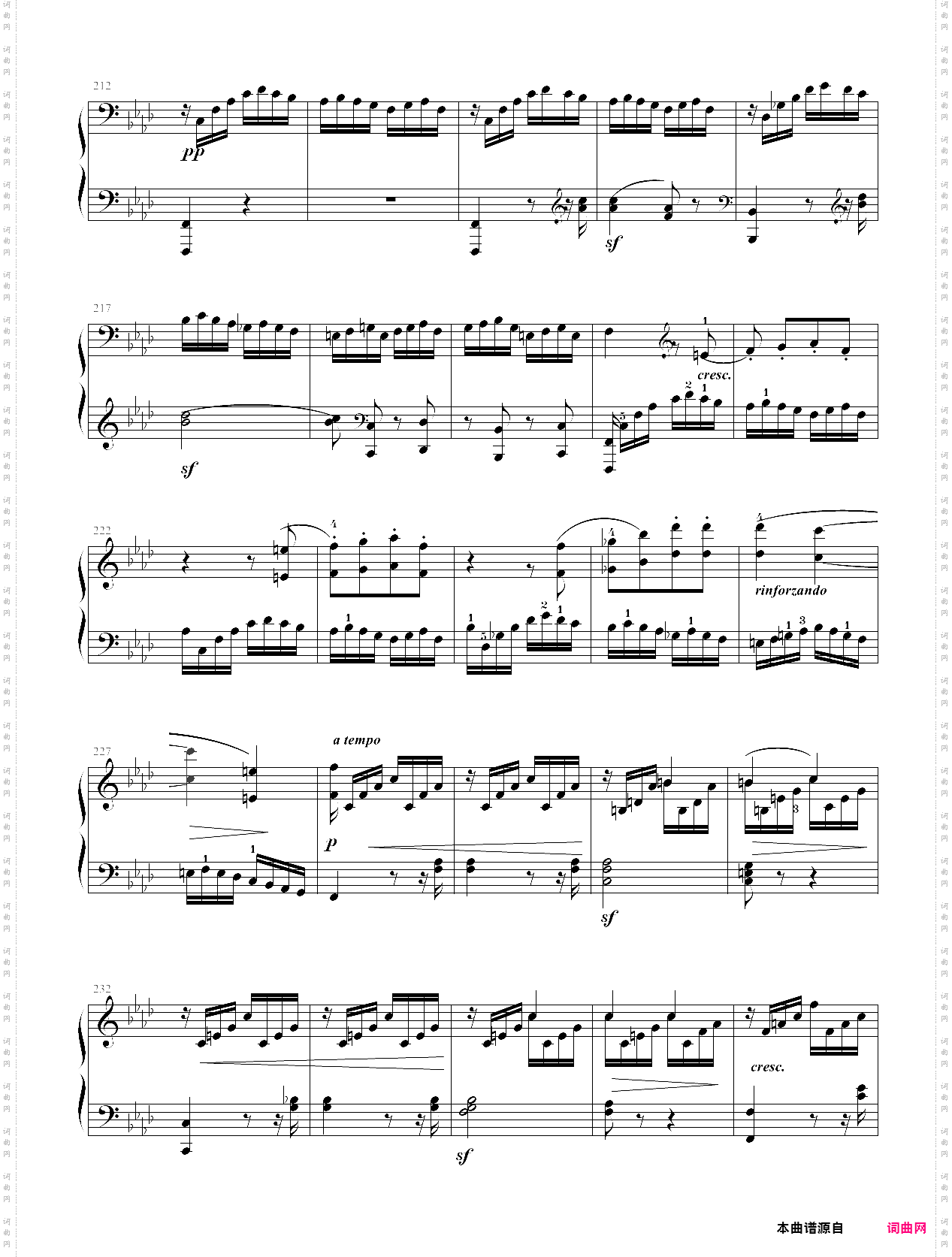 276·第十级奏鸣曲奏鸣曲热情 第三乐章-中国音乐学院钢琴考级全国通用教材第二套