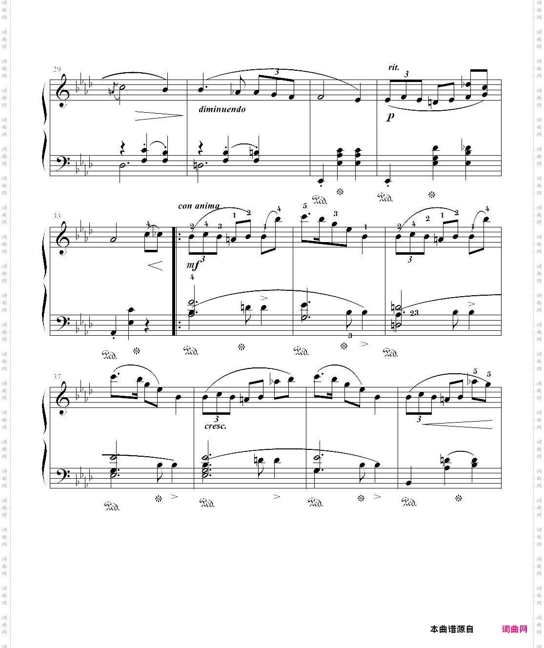 圆舞曲 op·69 no·1 肖邦 考级