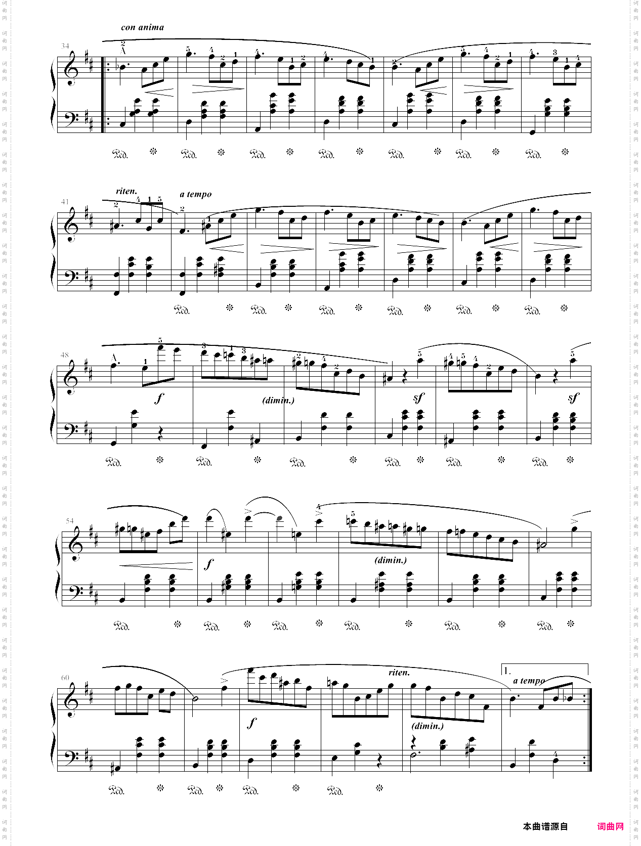 140·第六级自选曲目圆舞曲op·69_no·2-中国音乐学院钢琴考级全国通用教材第二套