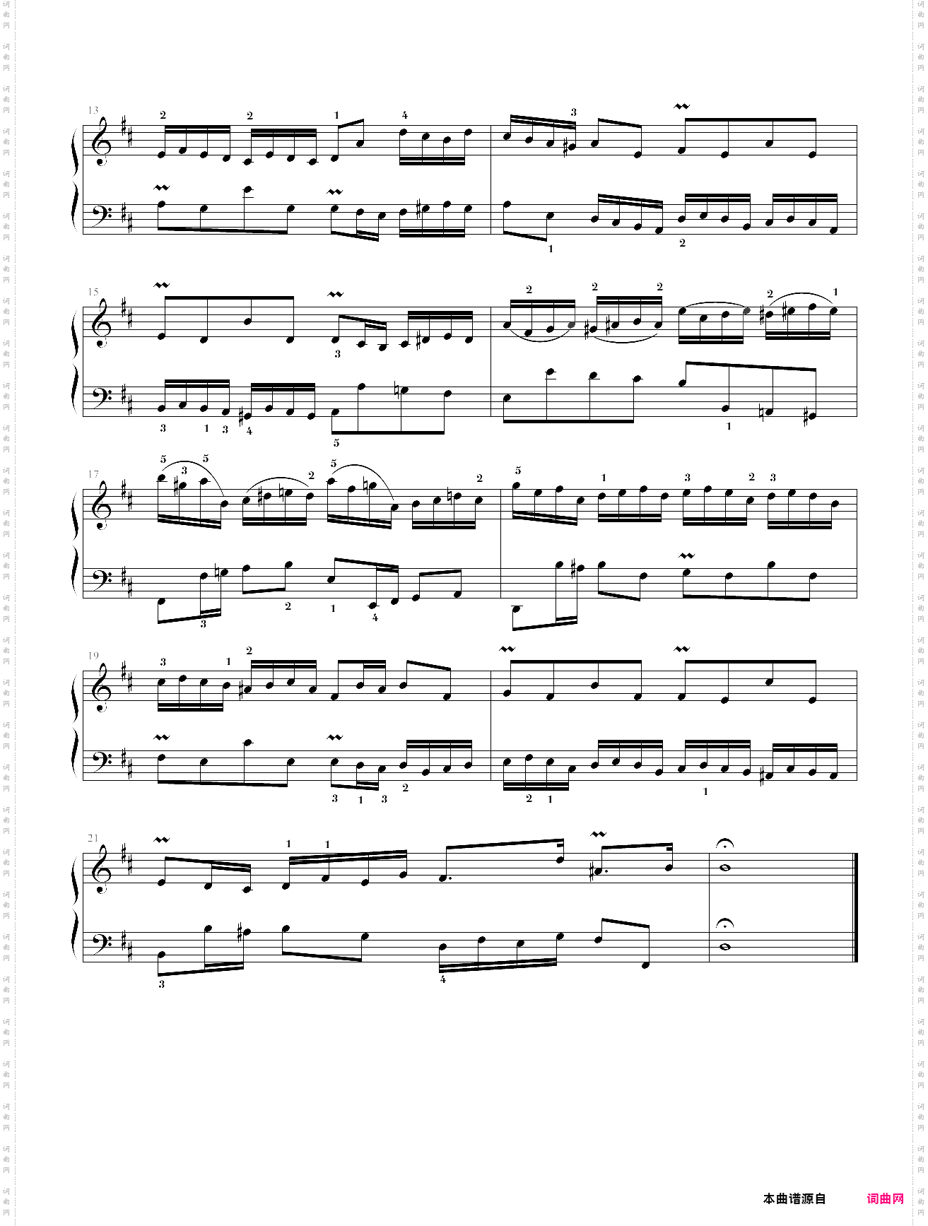 第六级复调乐曲二部创意曲