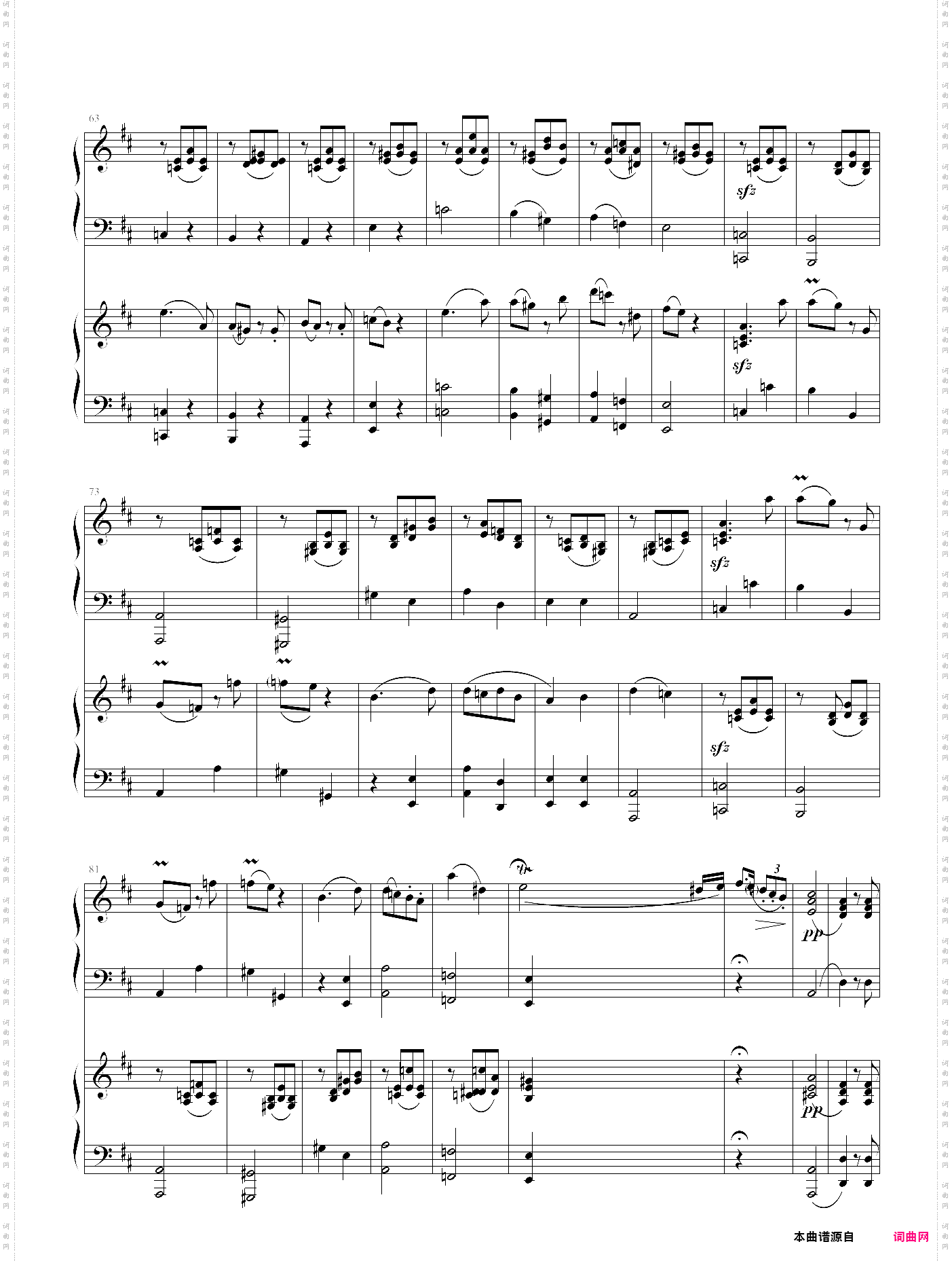 莫扎特d大调双钢琴奏鸣曲k448第三乐章