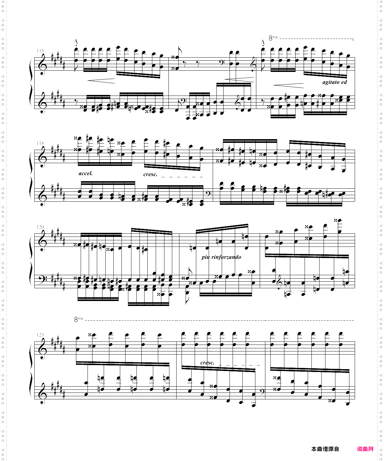 李斯特 帕格尼尼 练习曲《钟》