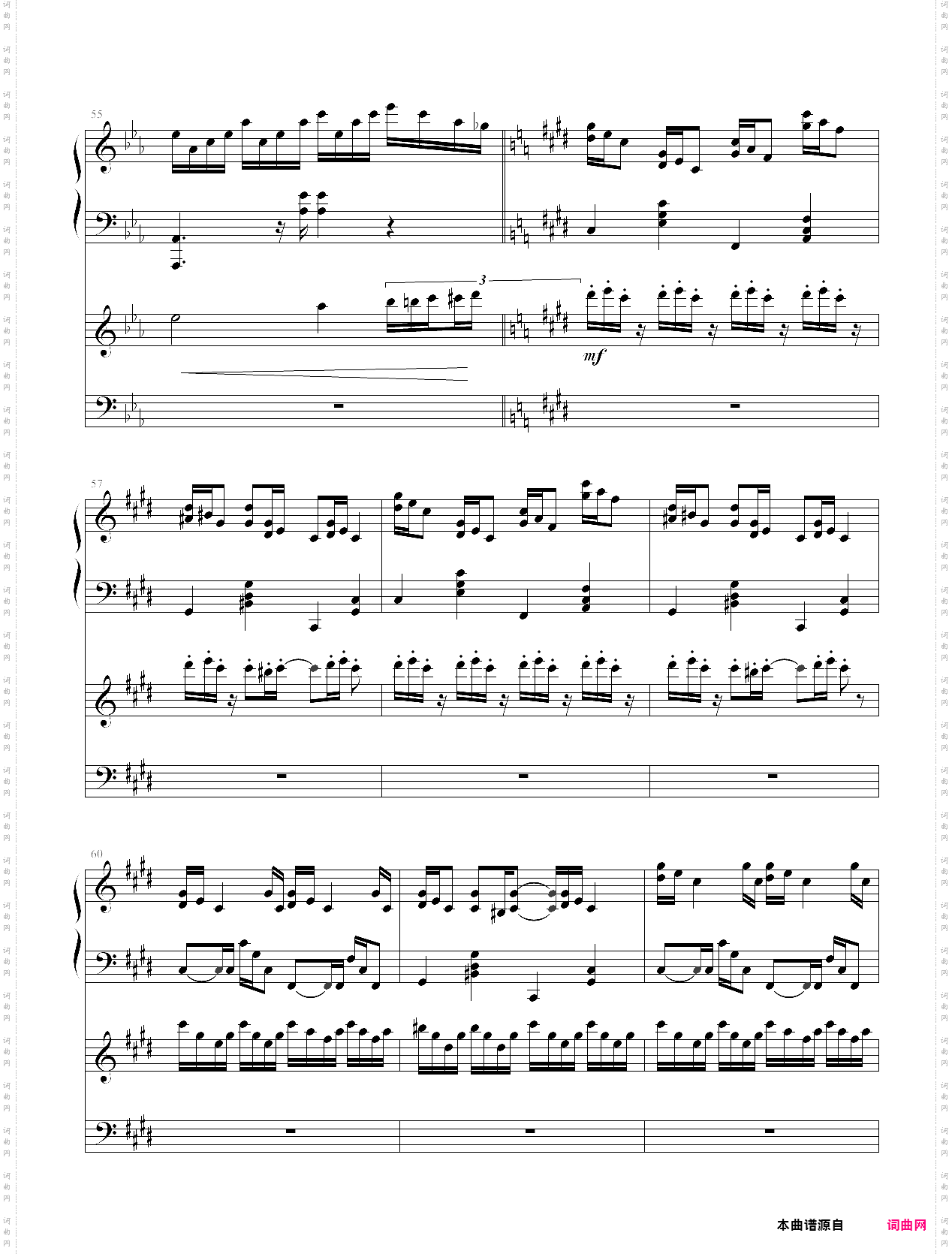 克罗地亚狂想曲钢琴+电子乐器合奏