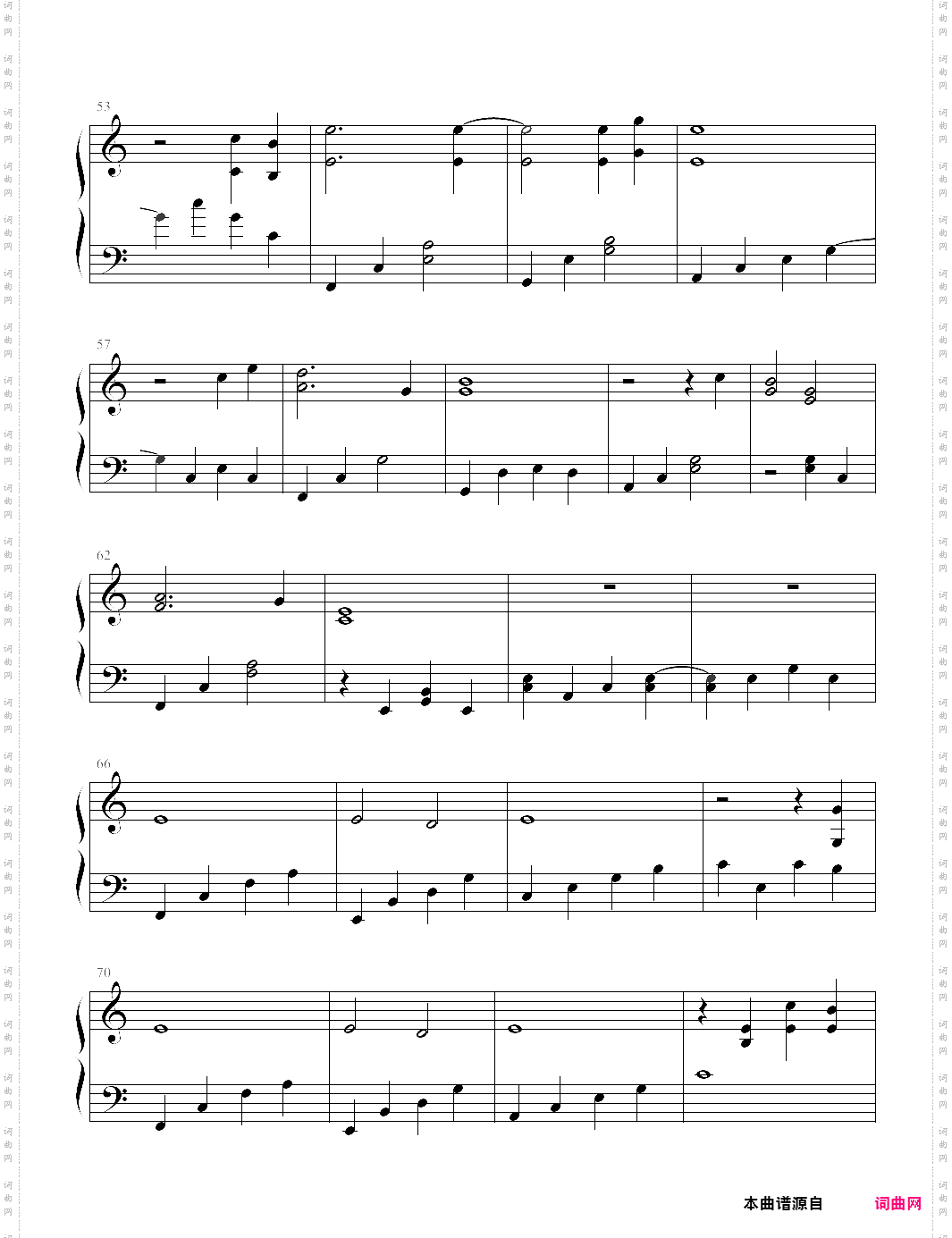 refrainc调简易版