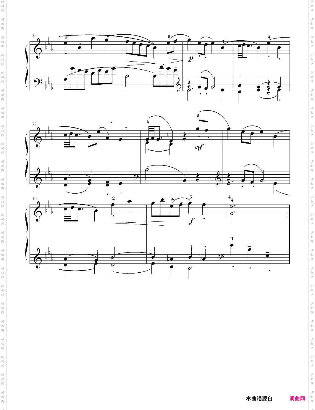 2014版上海音乐学院钢琴考级-6级曲目布列舞曲-克列伯斯