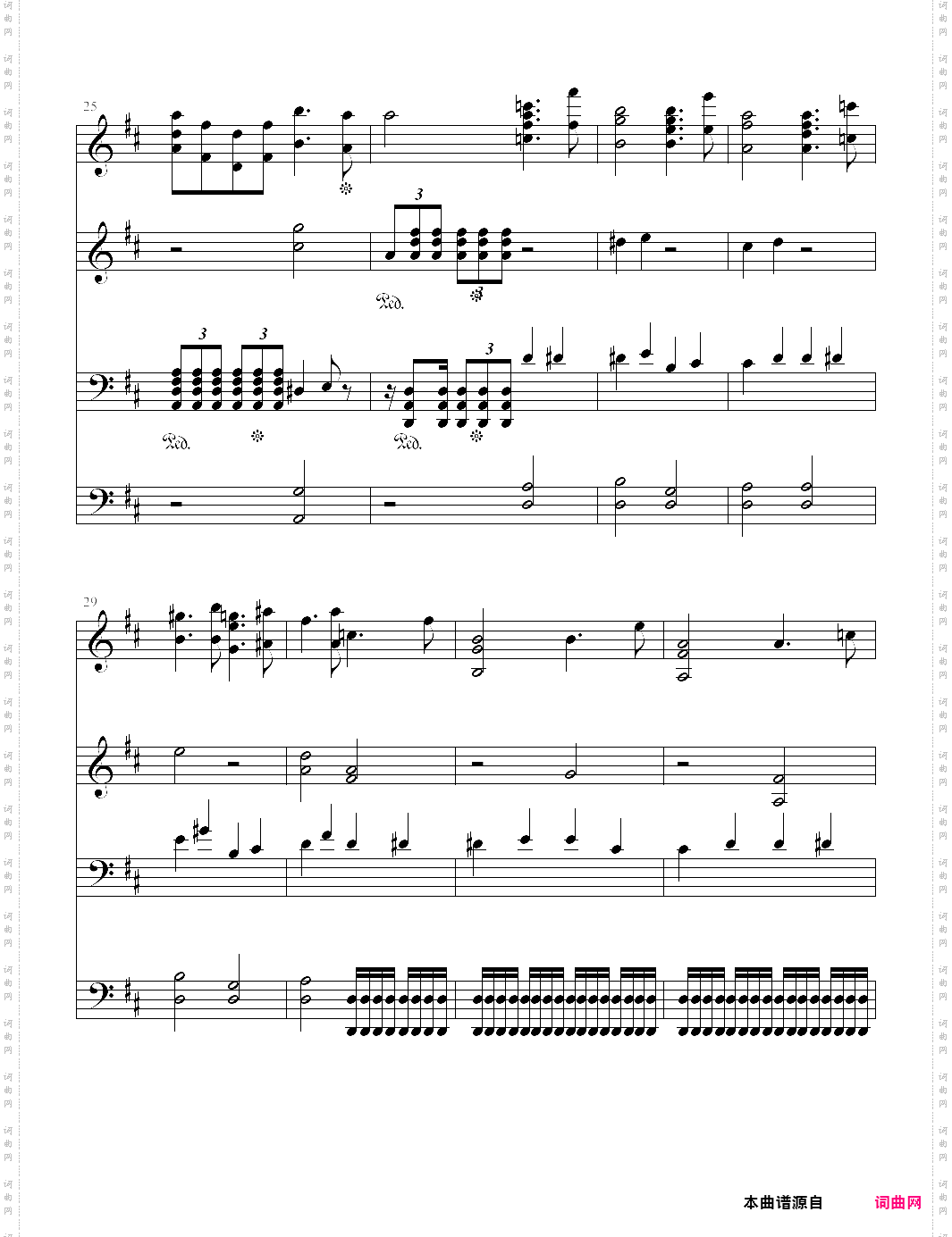柴可夫斯基 第六交响曲悲怆主题