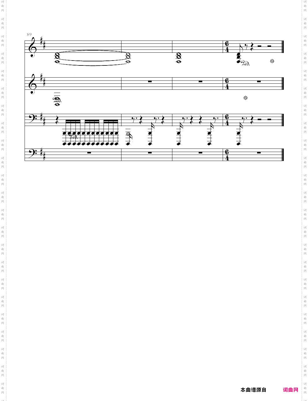 柴可夫斯基 第六交响曲悲怆主题