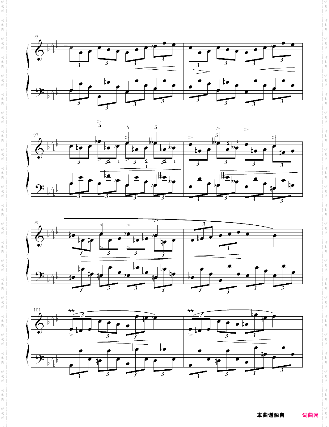 2014版上海音乐学院钢琴考级-10级曲目幻想曲-肖邦