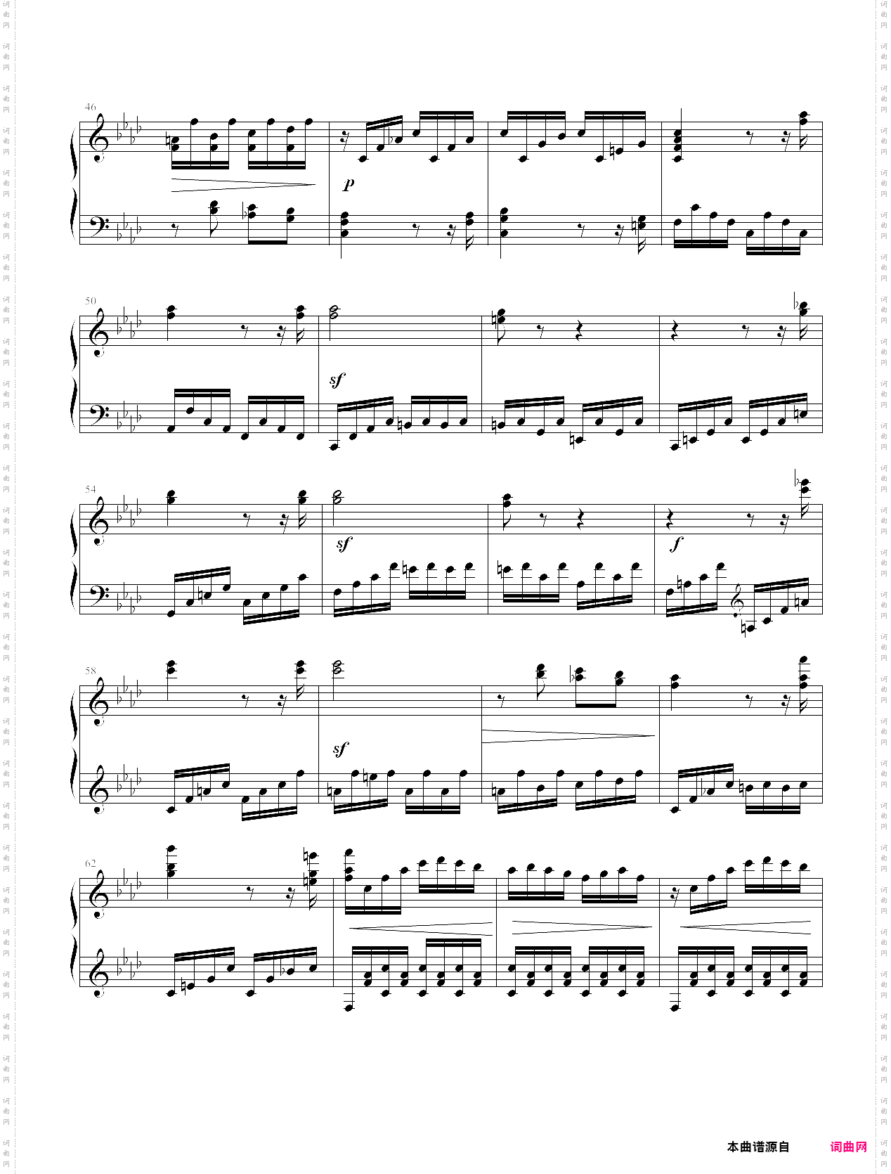 热情钢琴奏鸣曲第3乐章