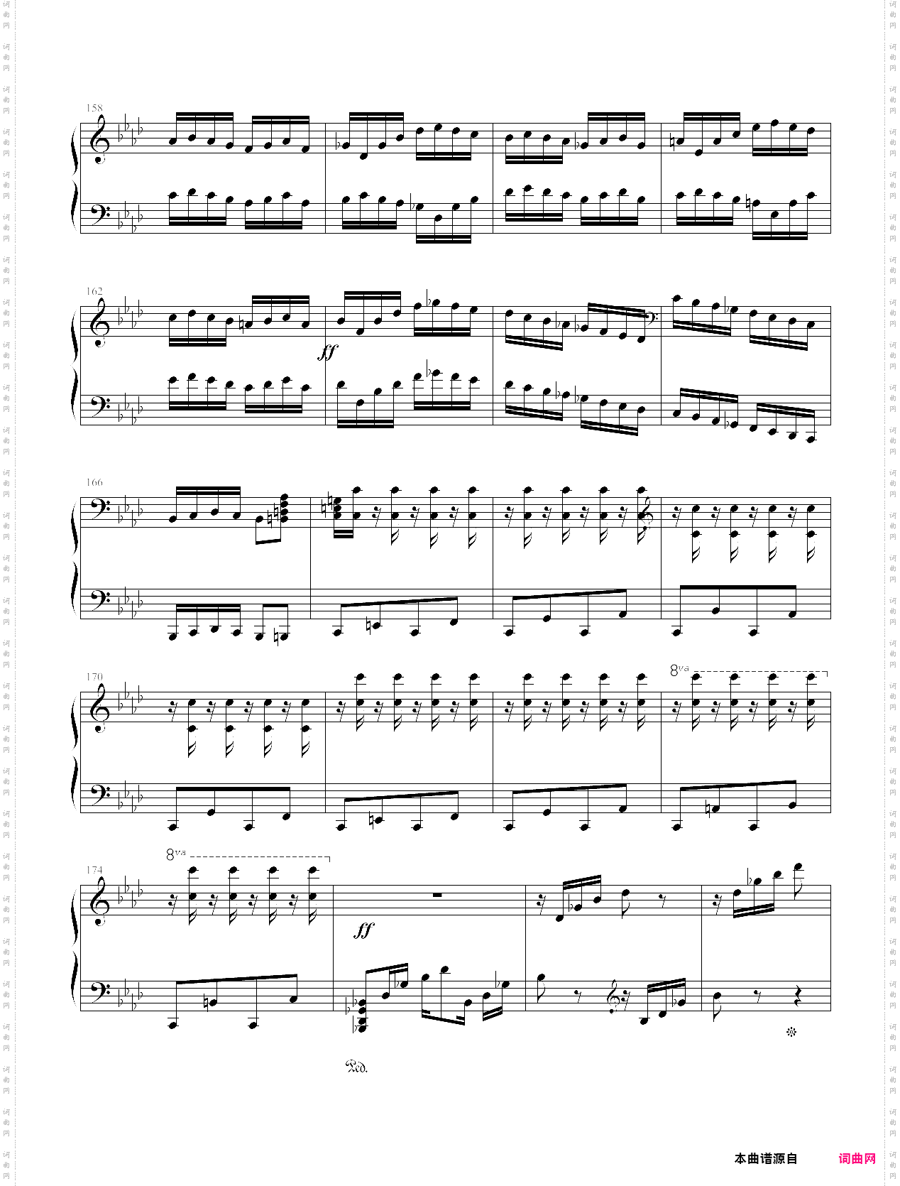 热情钢琴奏鸣曲第3乐章
