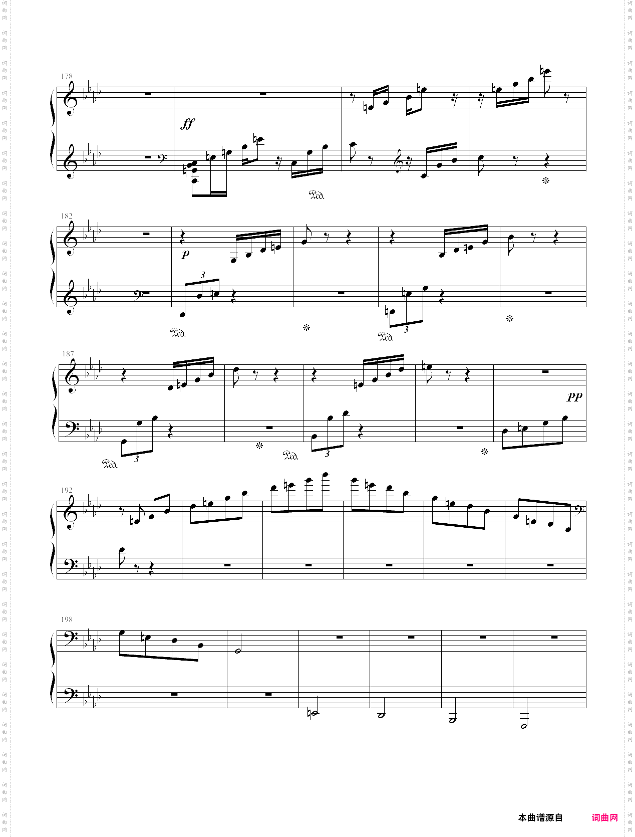 热情钢琴奏鸣曲第3乐章