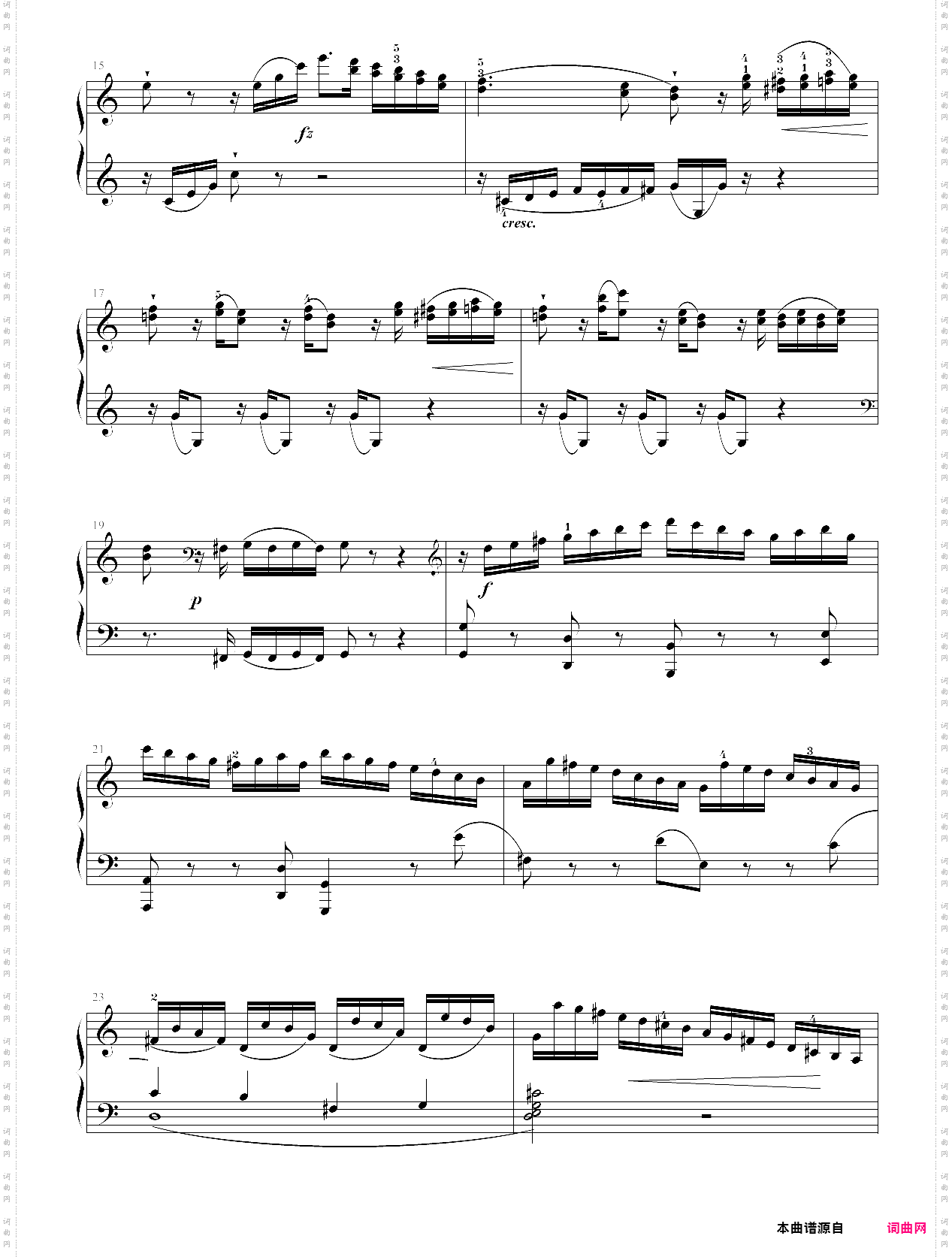 239·第九级大型乐曲c大调奏鸣曲第一乐章-中央音乐学院业余考级教程