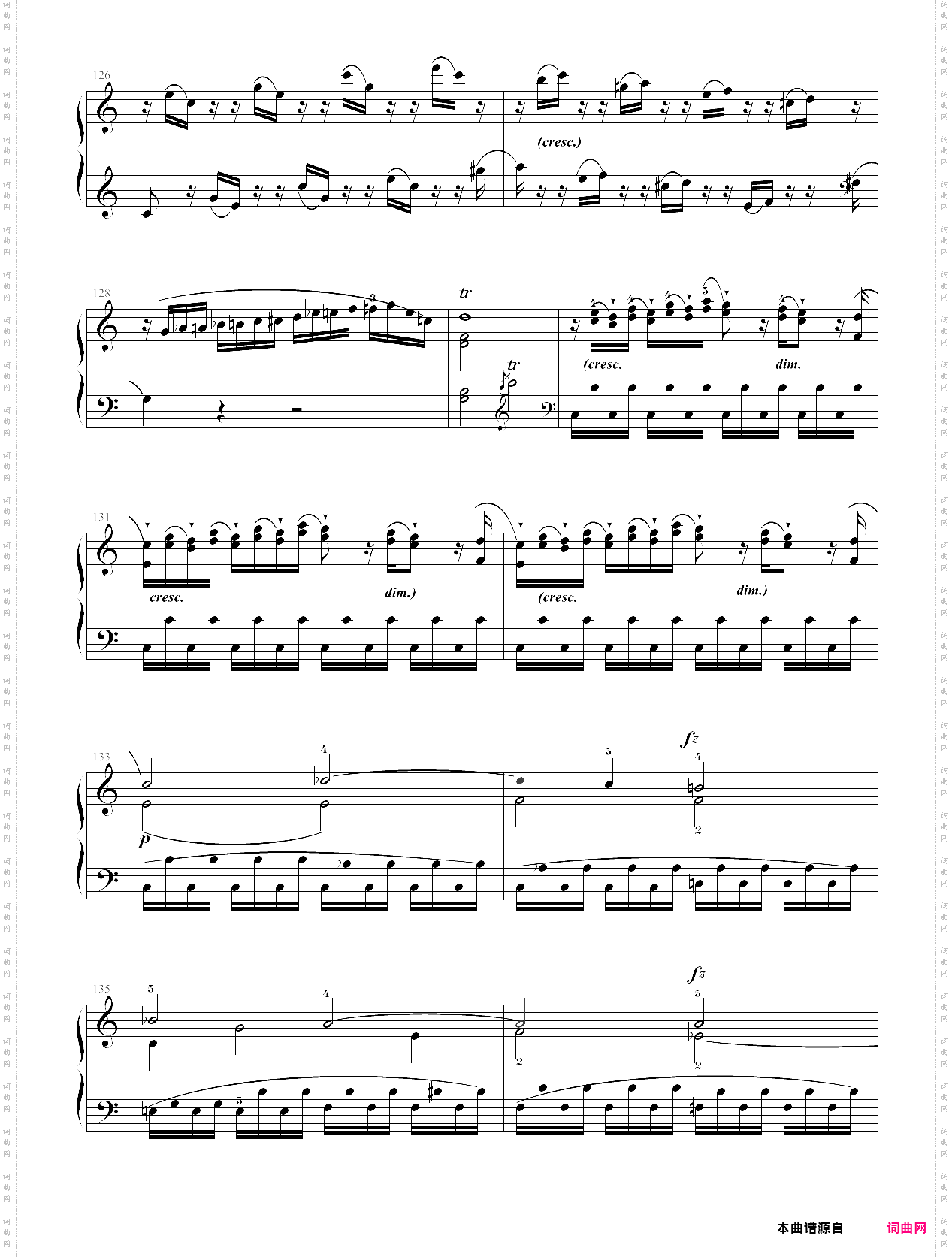 239·第九级大型乐曲c大调奏鸣曲第一乐章-中央音乐学院业余考级教程