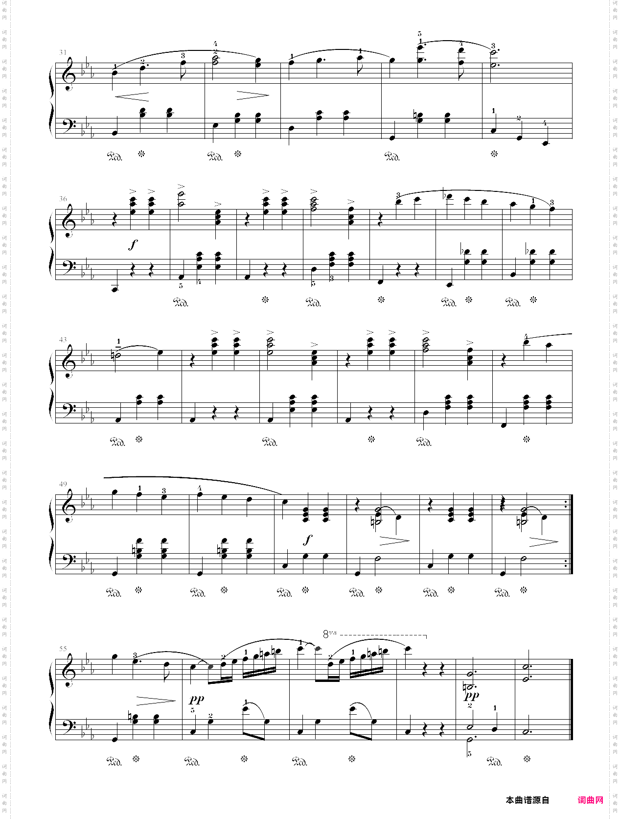 62·第三级乐曲多情圆舞曲-中央音乐学院业余考级教程