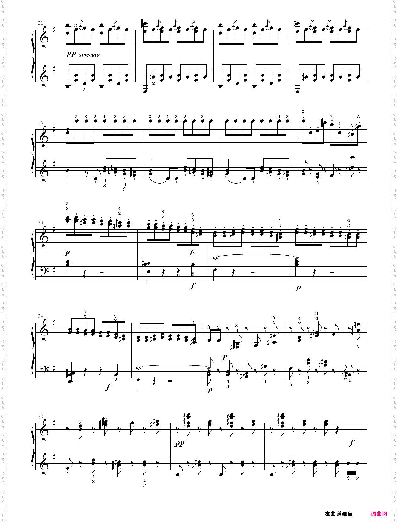 谐谑曲op·16 no·4，中音协考级10级07