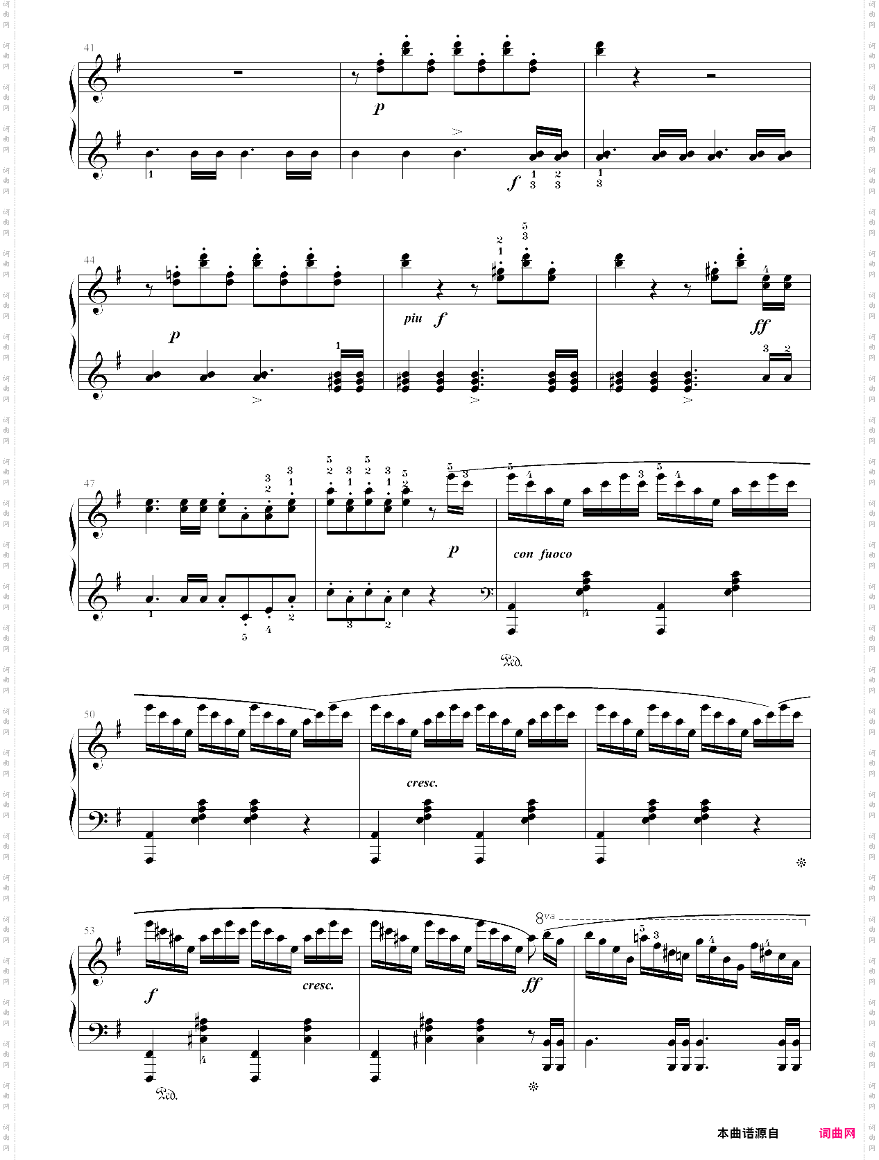 谐谑曲op·16 no·4，中音协考级10级07