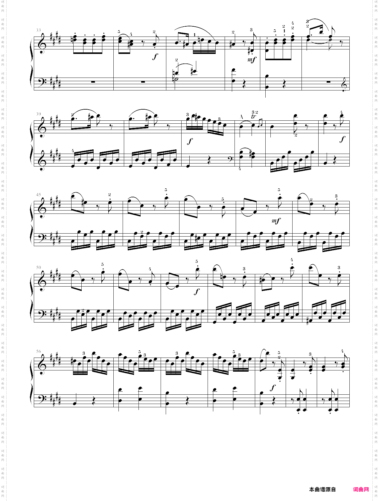 e大调奏鸣曲第三乐章中音协考级曲目6级08