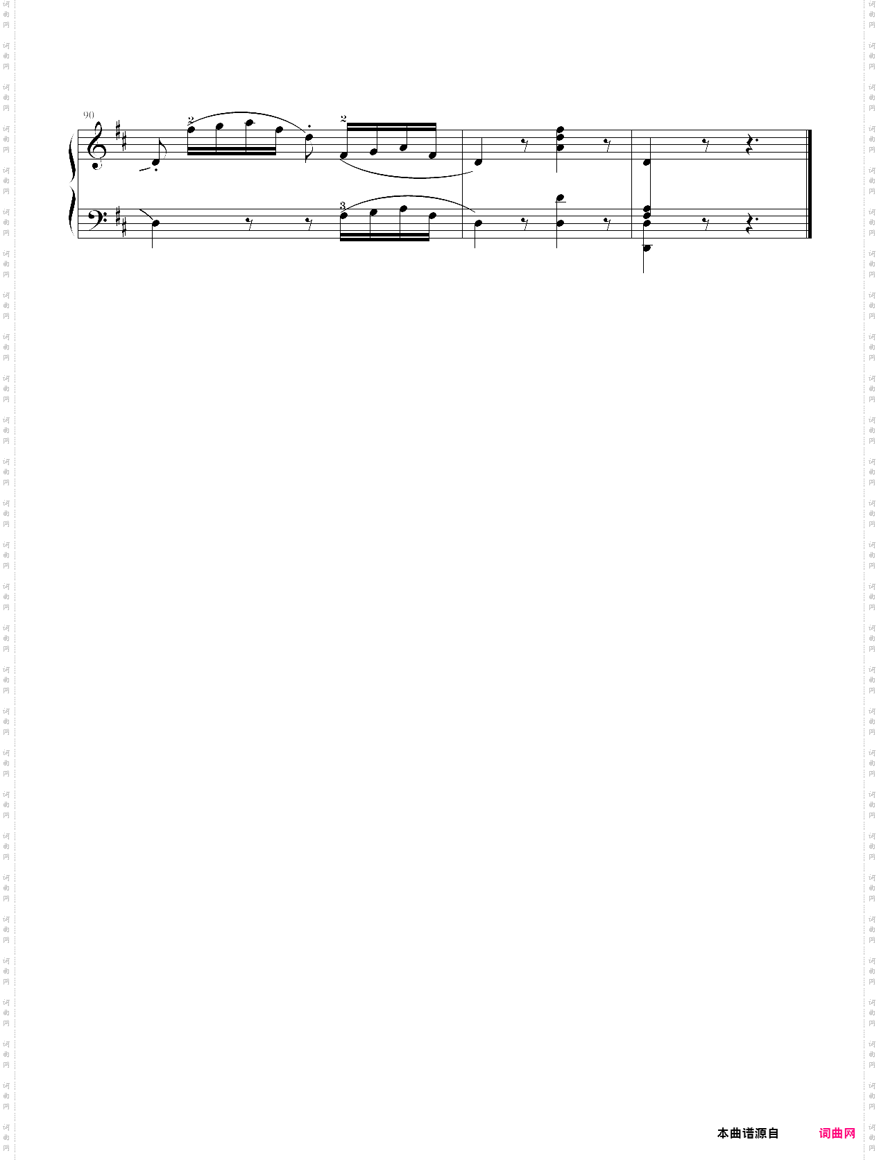 d大调小奏鸣曲第二乐章op·55 no·5音协考级第5级