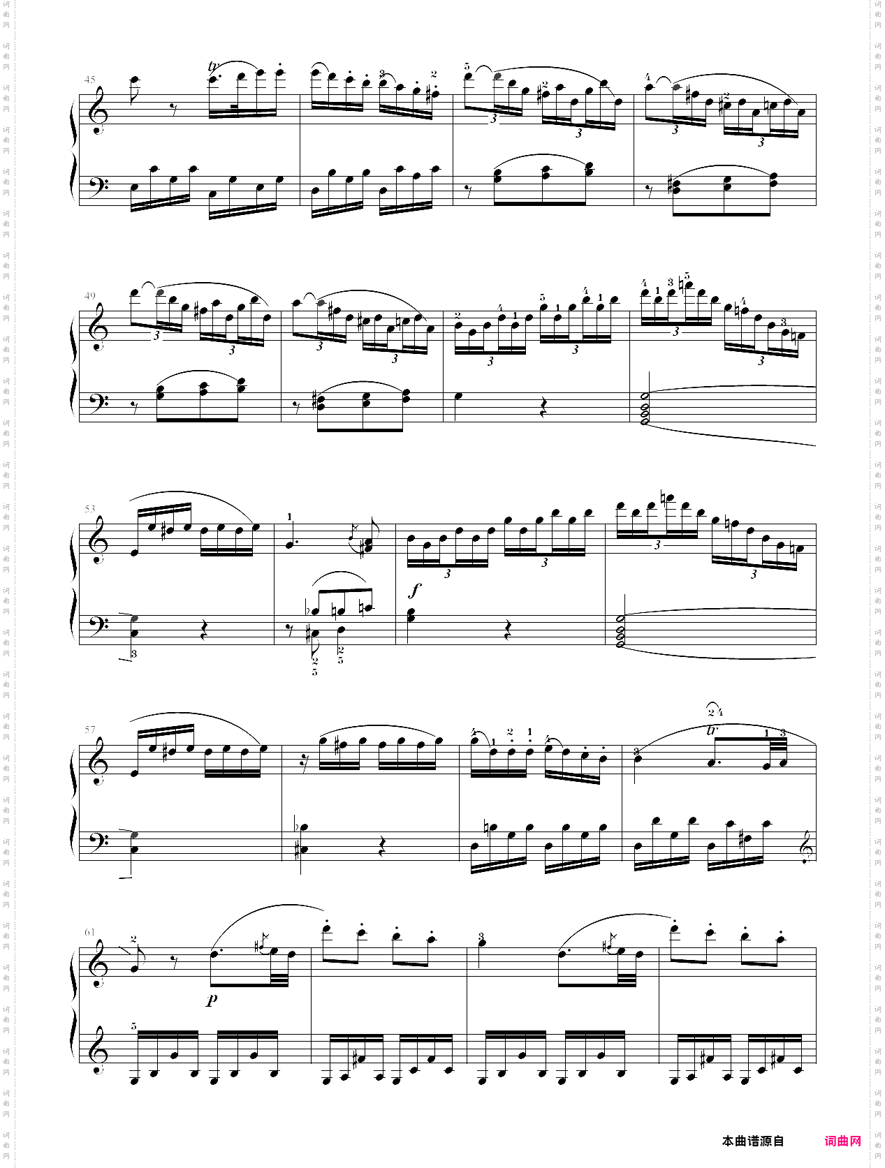c大调奏鸣曲第三乐章中音协考级8级04