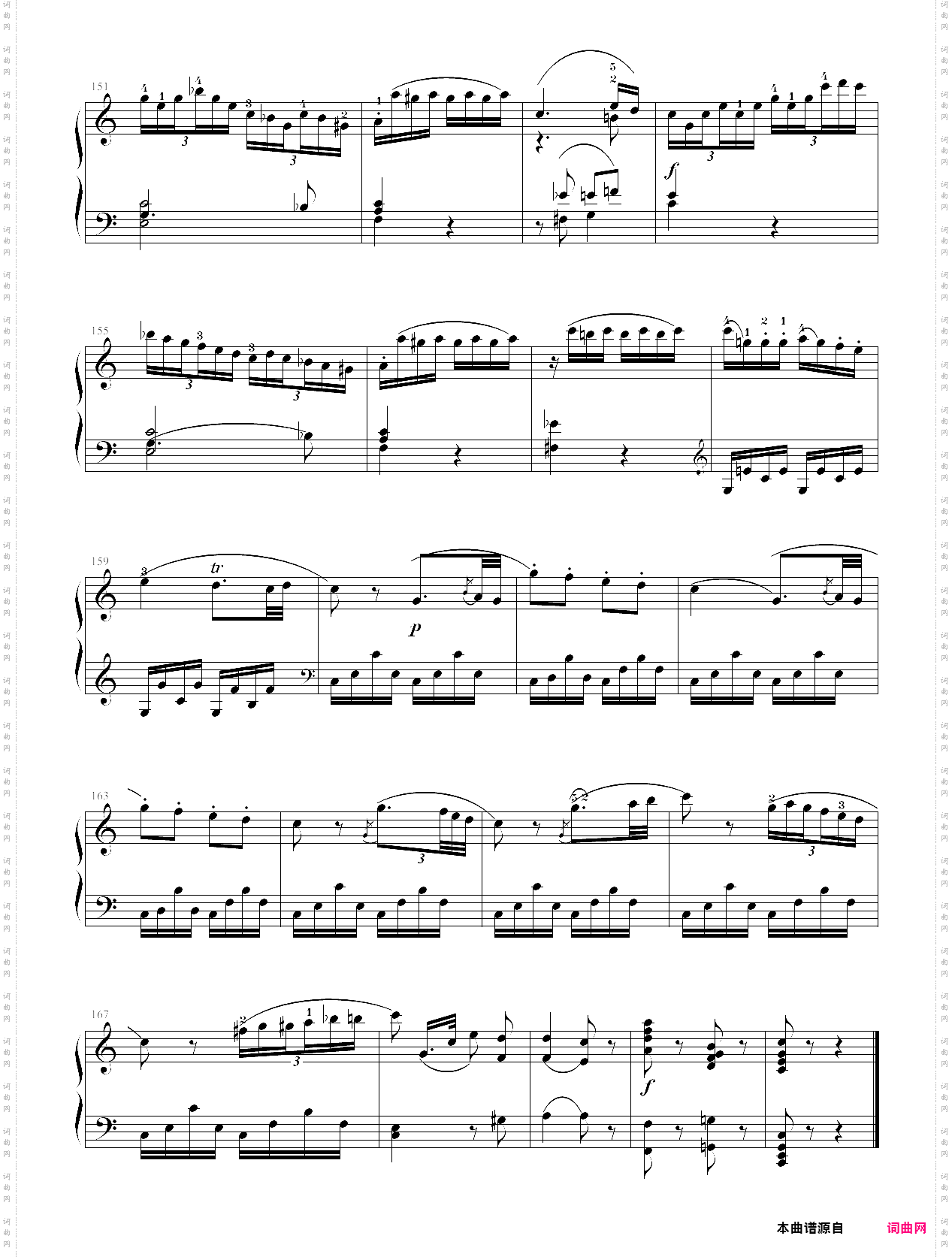 c大调奏鸣曲第三乐章中音协考级8级04