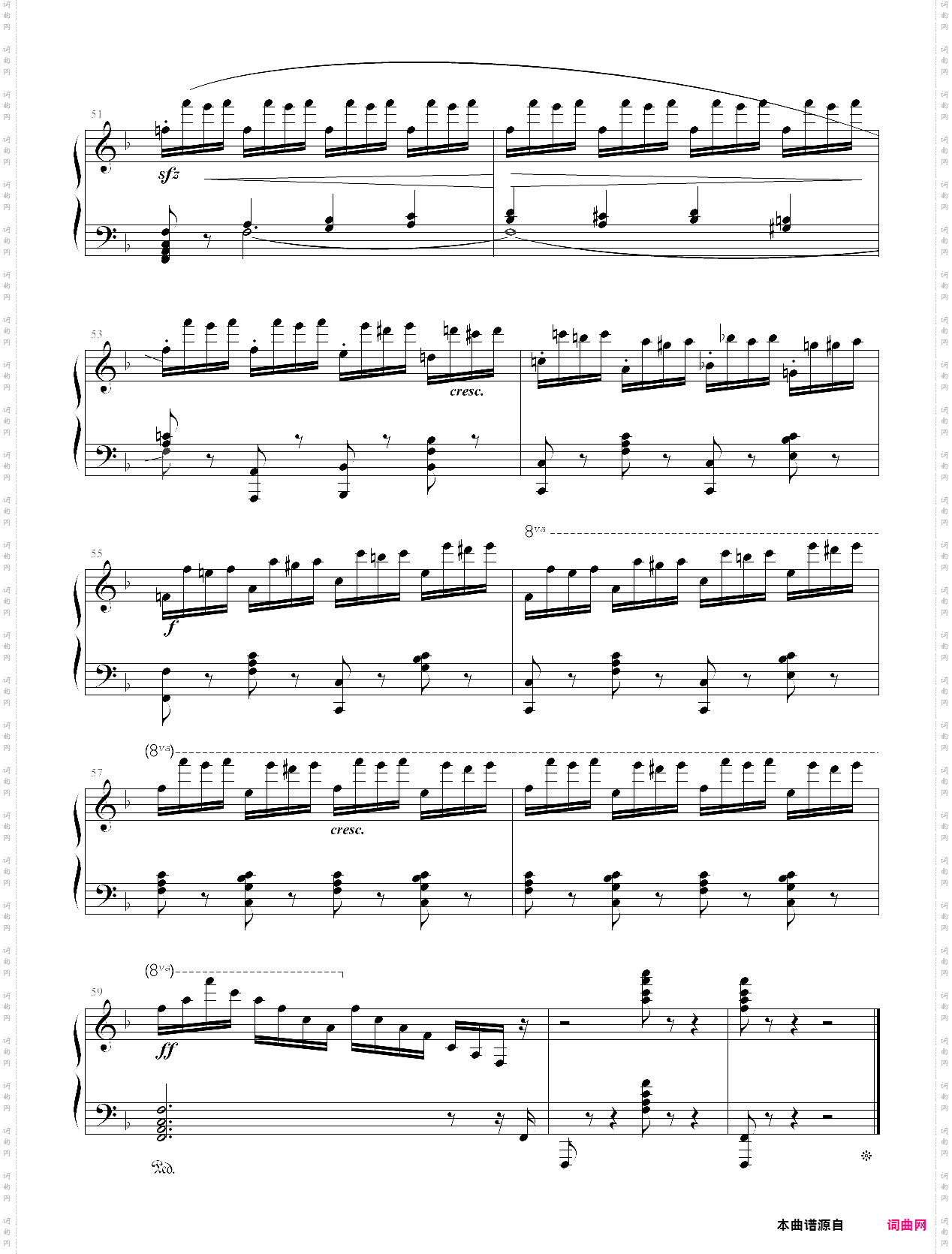 《车尔尼740》第11首 敏捷地调换手指