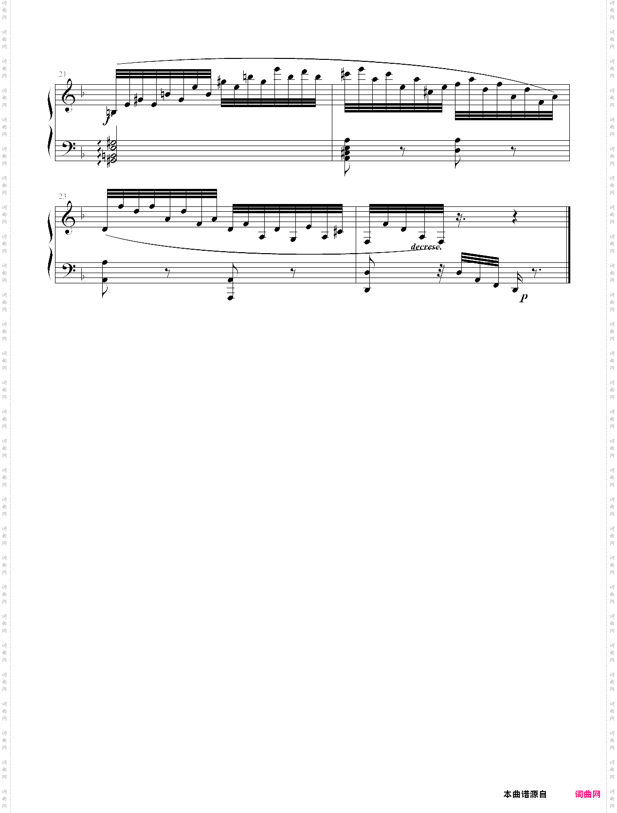 钢琴考级7级练习曲no·19