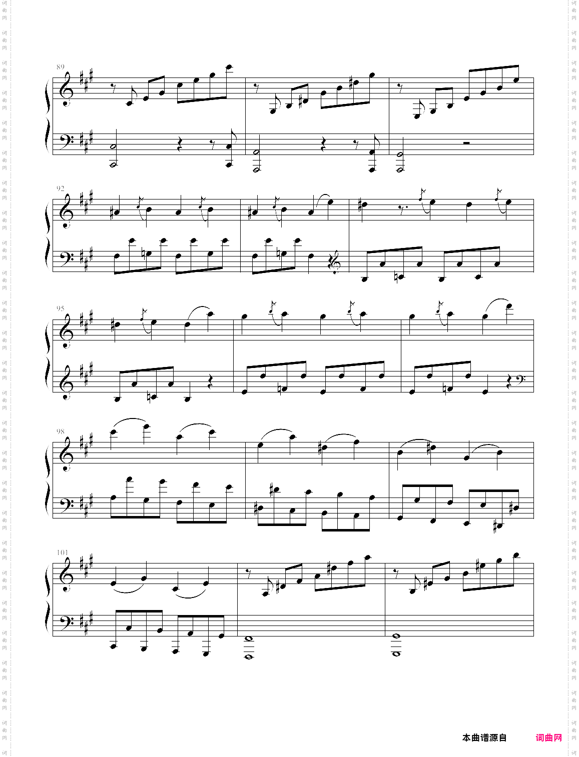 a大调钢琴协奏曲 第三乐章 k488mozart·莫扎特