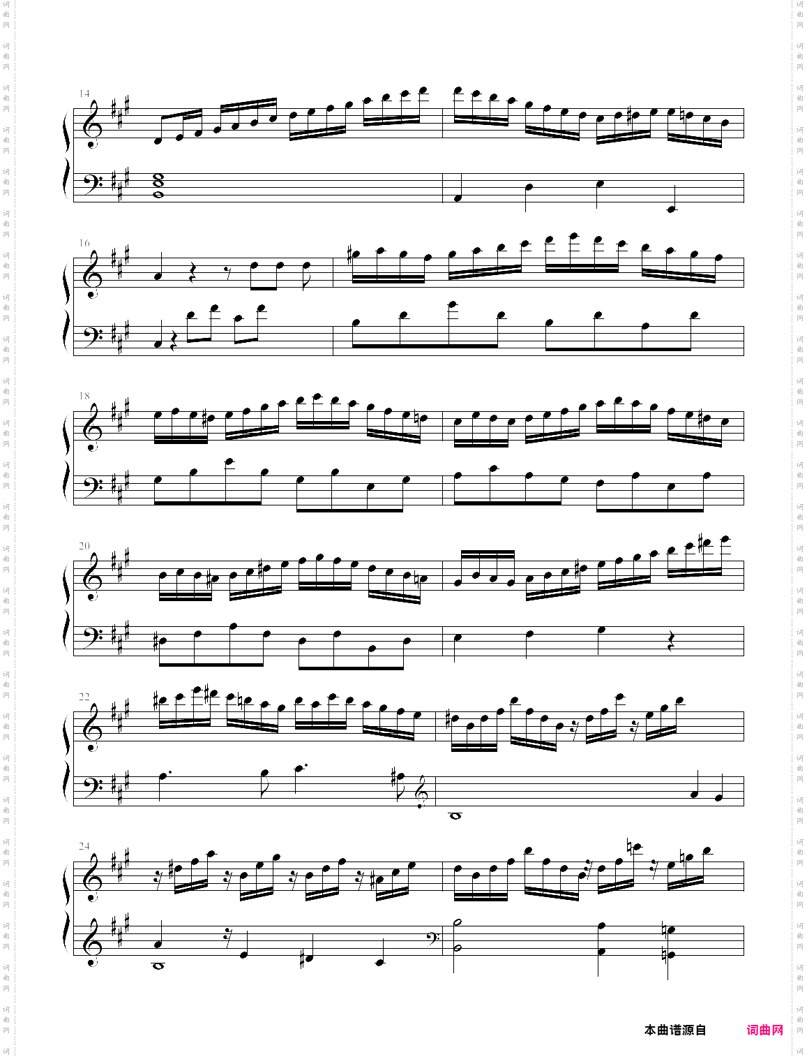 a大调钢琴协奏曲 第一乐章 k488mozart·莫扎特
