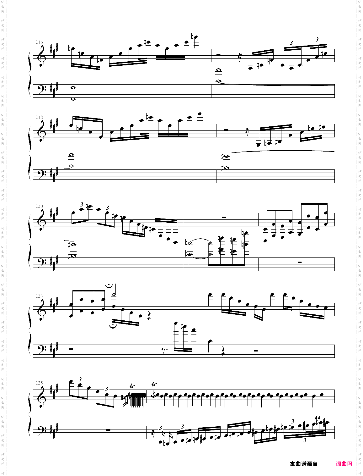 a大调钢琴协奏曲 第一乐章 k488mozart·莫扎特