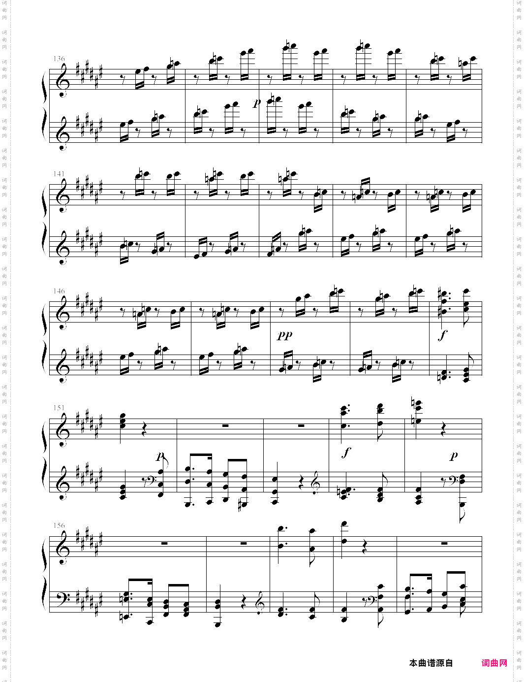 湖北省恩施州钢琴10级曲目：奏鸣曲第二乐章op·78