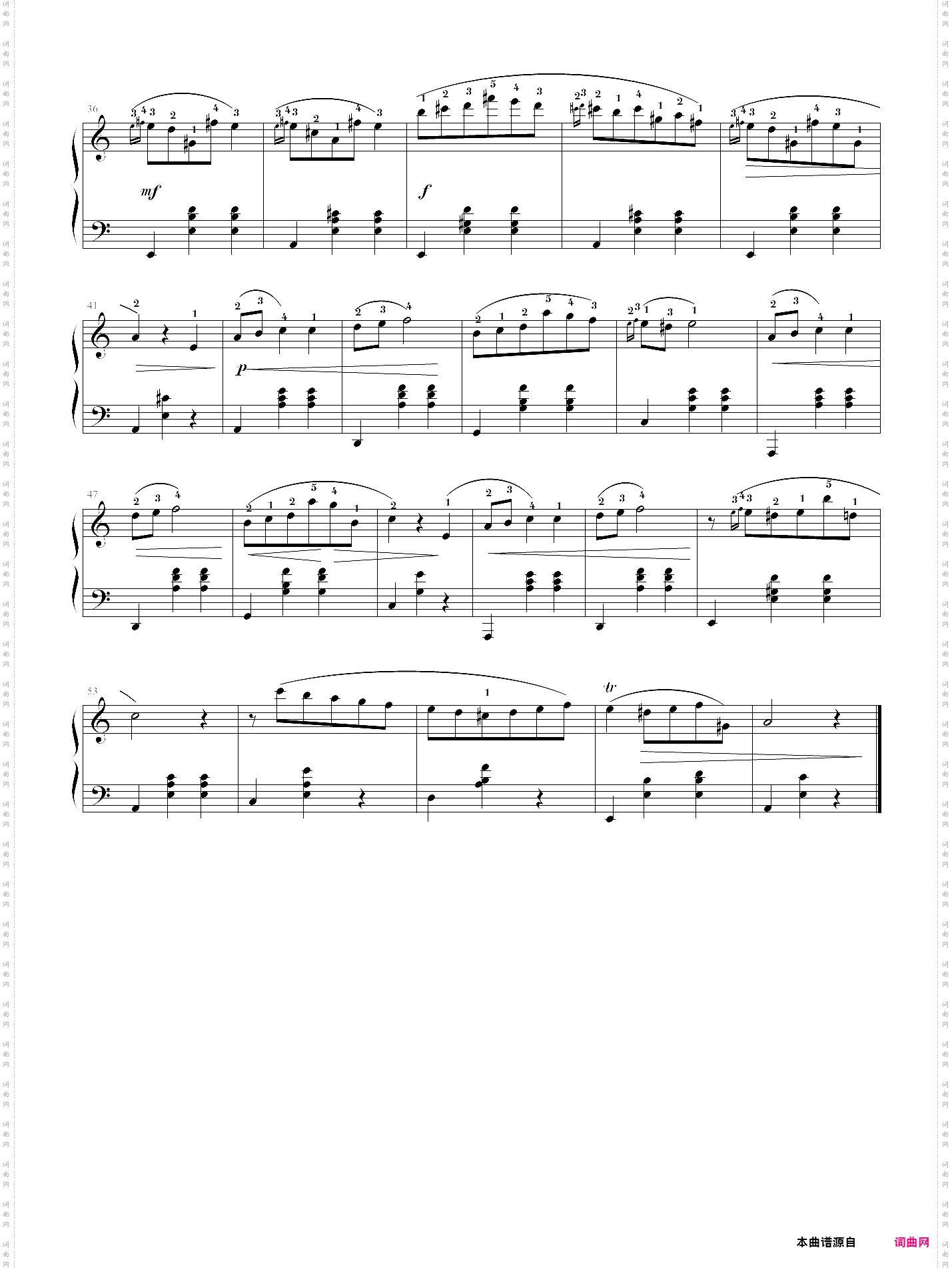 a小调圆舞曲肖邦