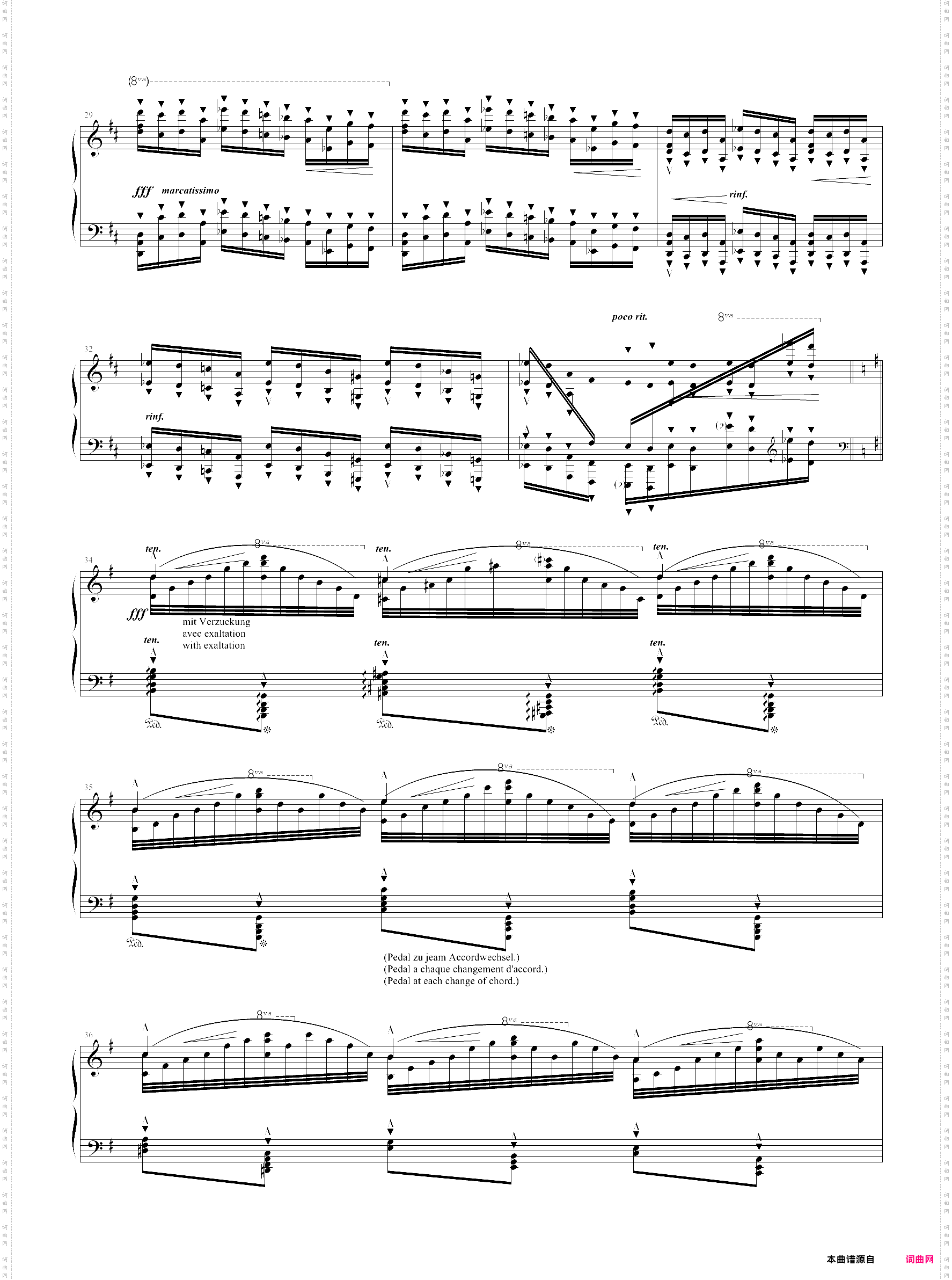 超技练习曲 no6 vision 幻影liszt·李斯特
