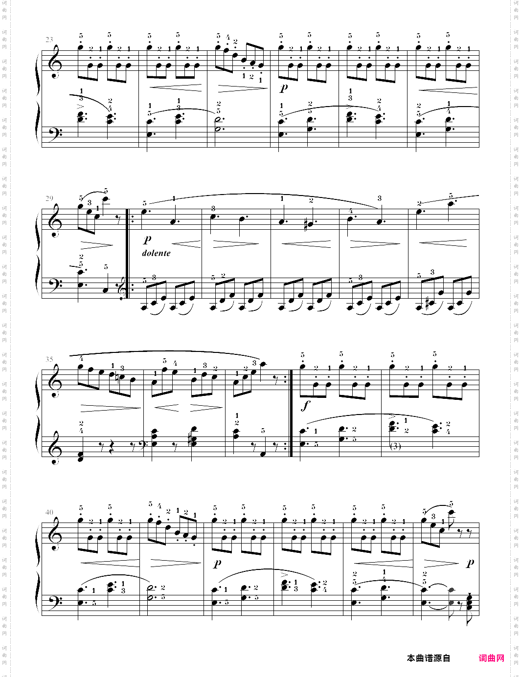 09·行猎the chase，布格缪勒钢琴进阶25曲作品100