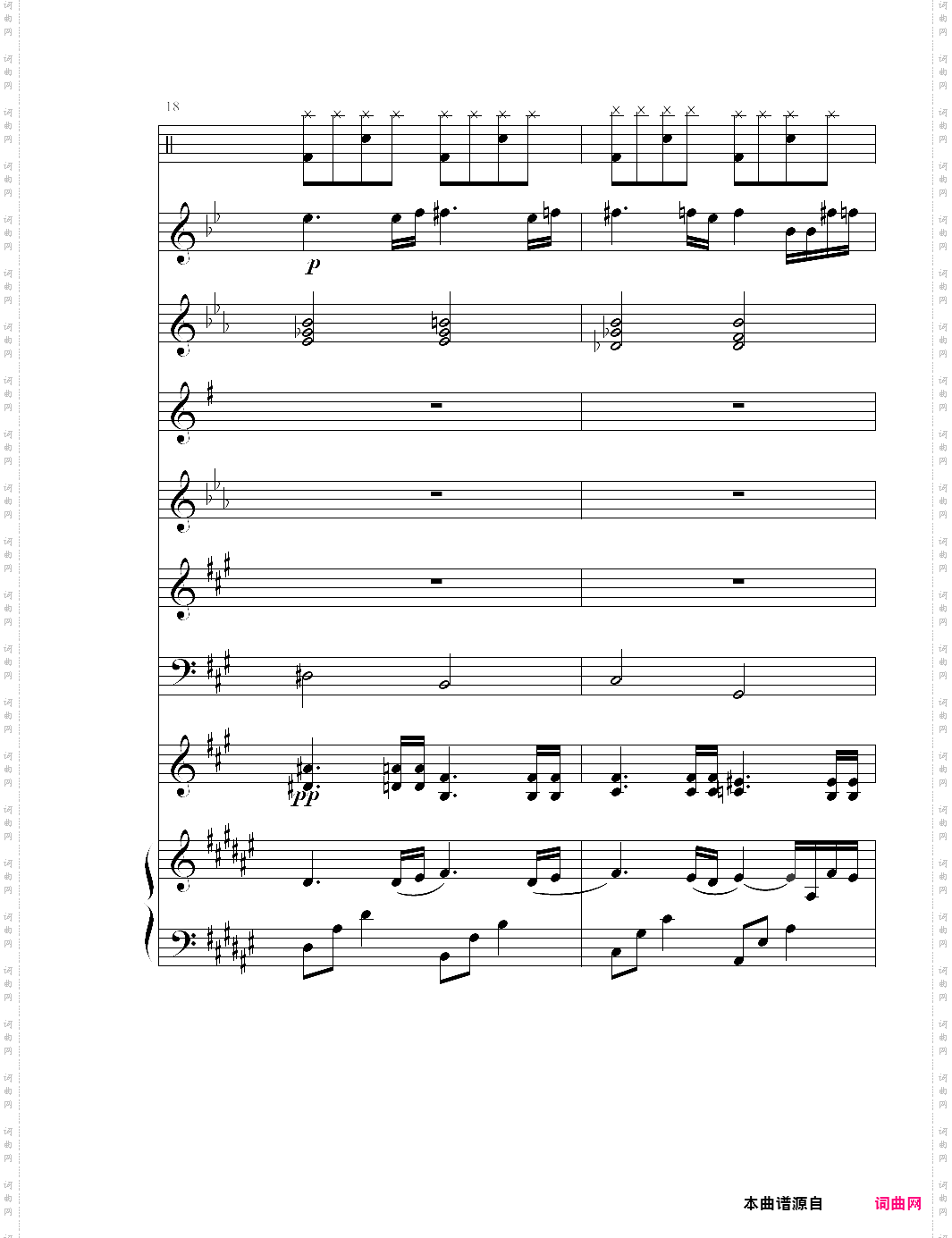 the dawn亡灵序曲 总谱