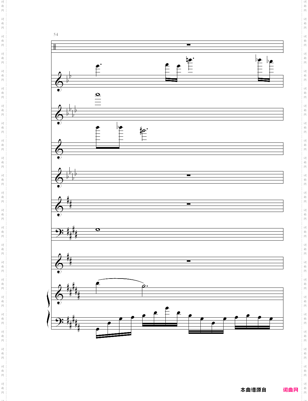 the dawn亡灵序曲 总谱