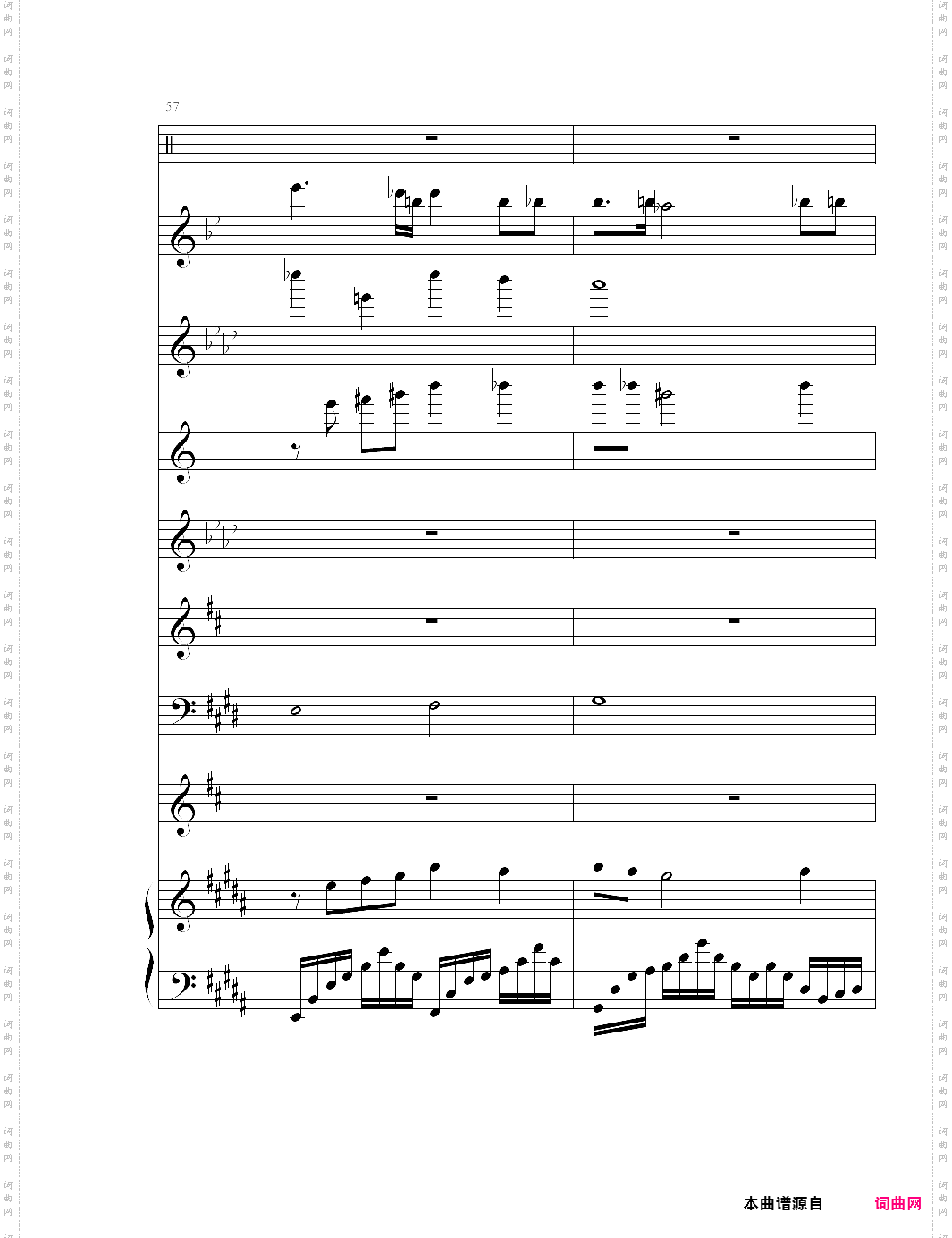 the dawn亡灵序曲 总谱