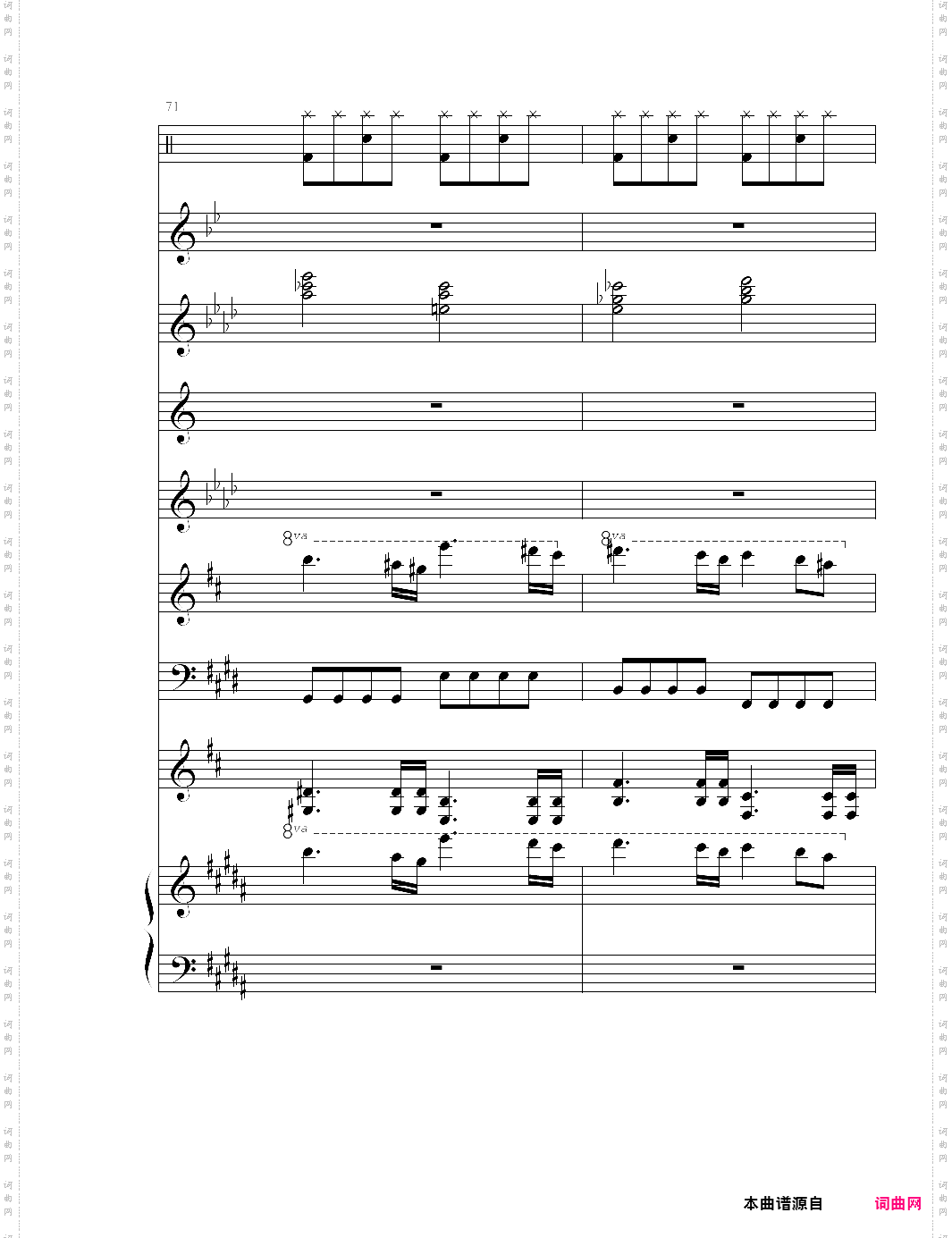 the dawn亡灵序曲 总谱