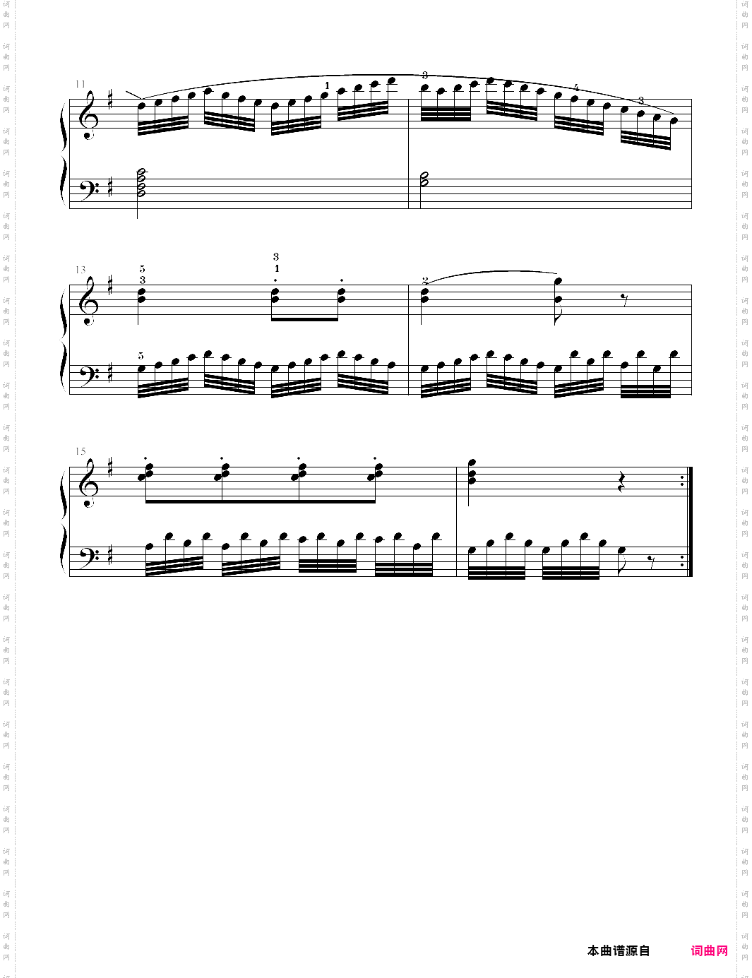 车尔尼599 no·59音协考级2级