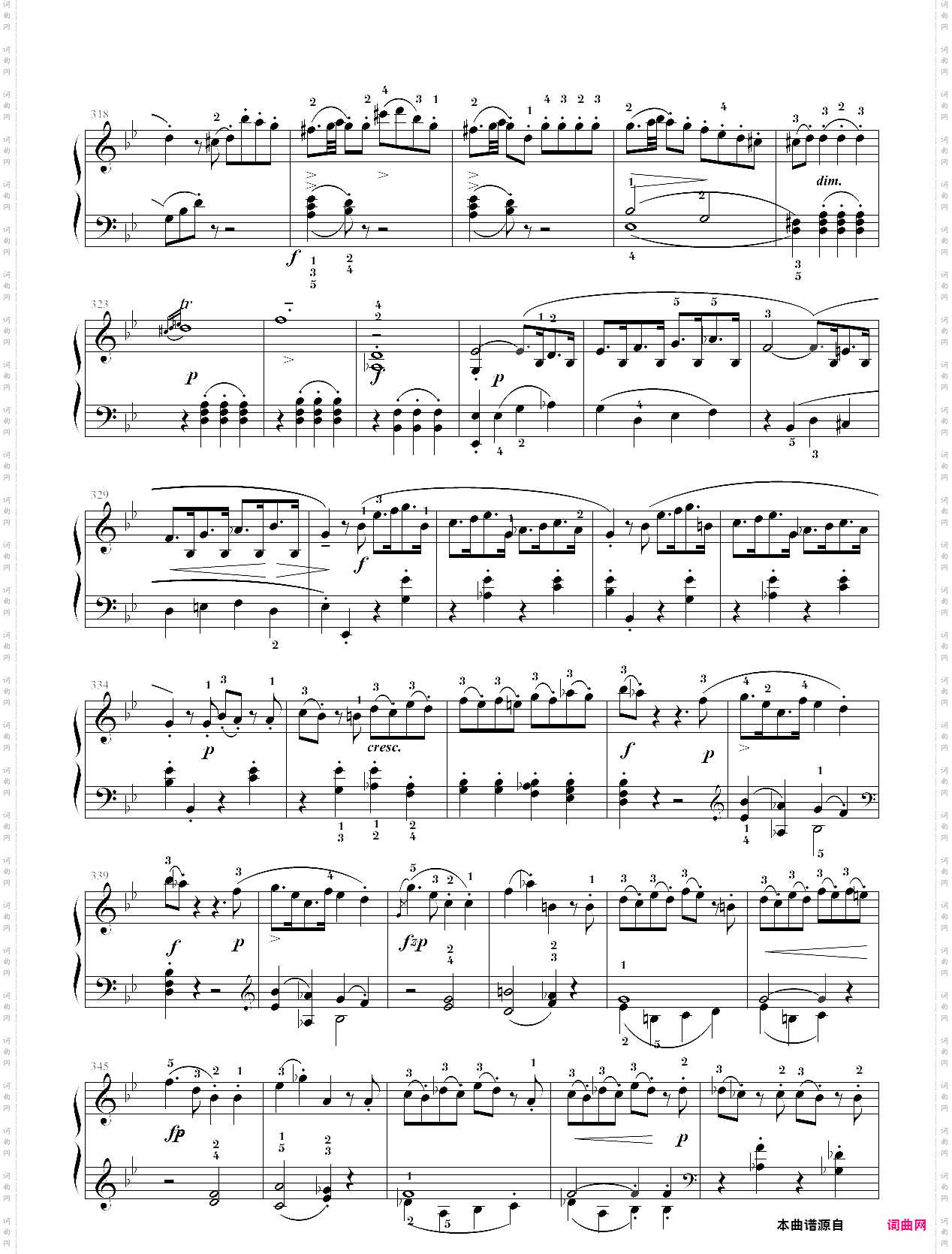 莫扎特降b大调第十三钢琴奏鸣曲