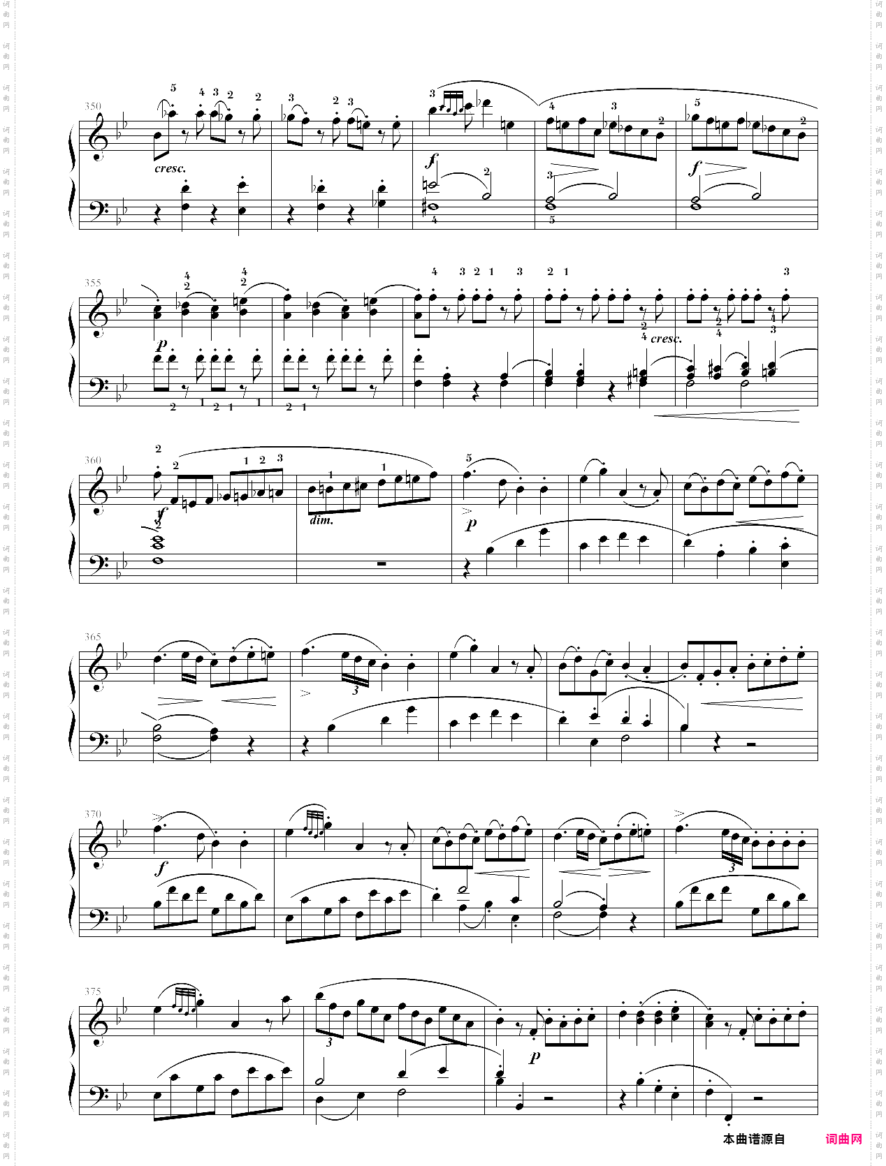 莫扎特降b大调第十三钢琴奏鸣曲