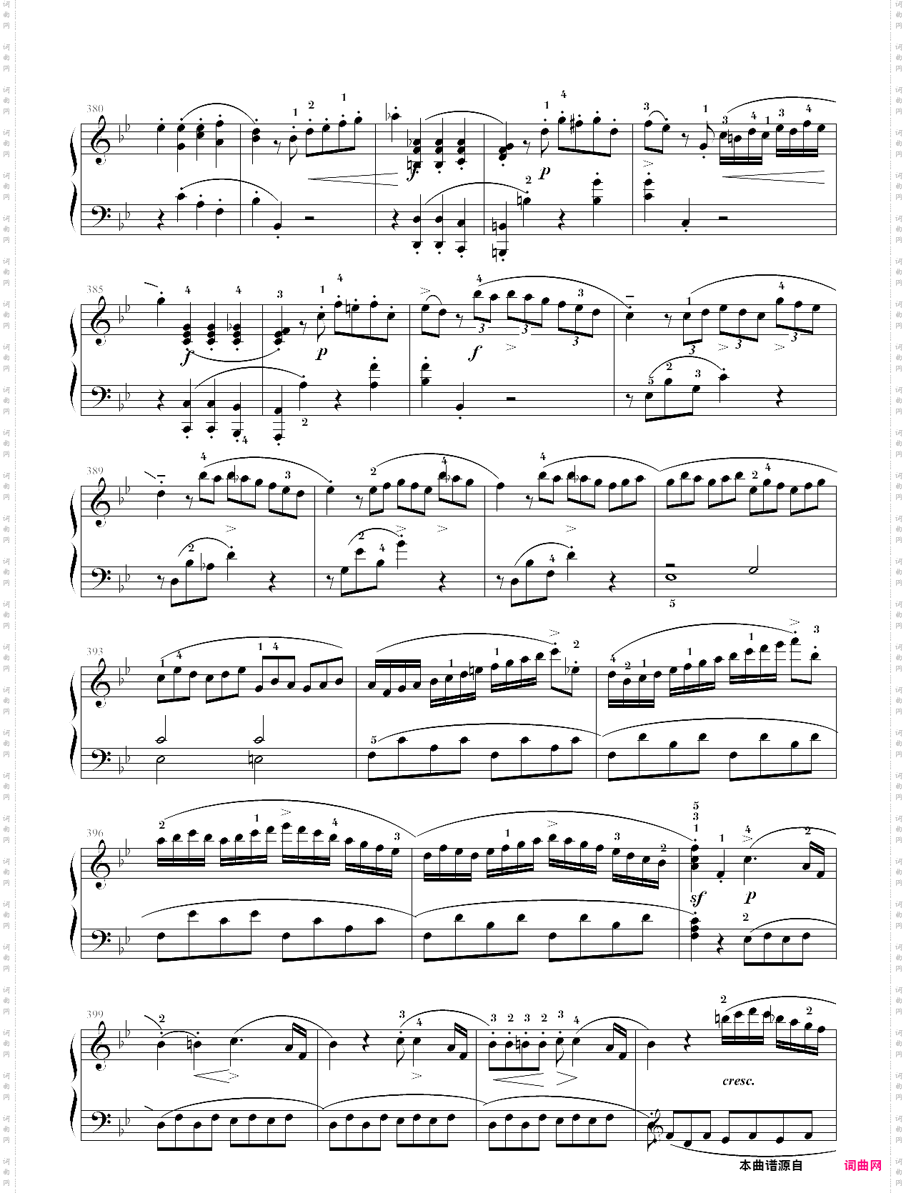 莫扎特降b大调第十三钢琴奏鸣曲