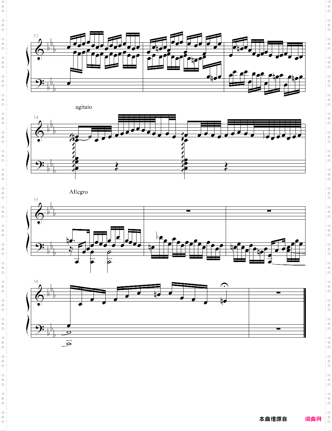bwv847前奏曲-十二平均律巴赫