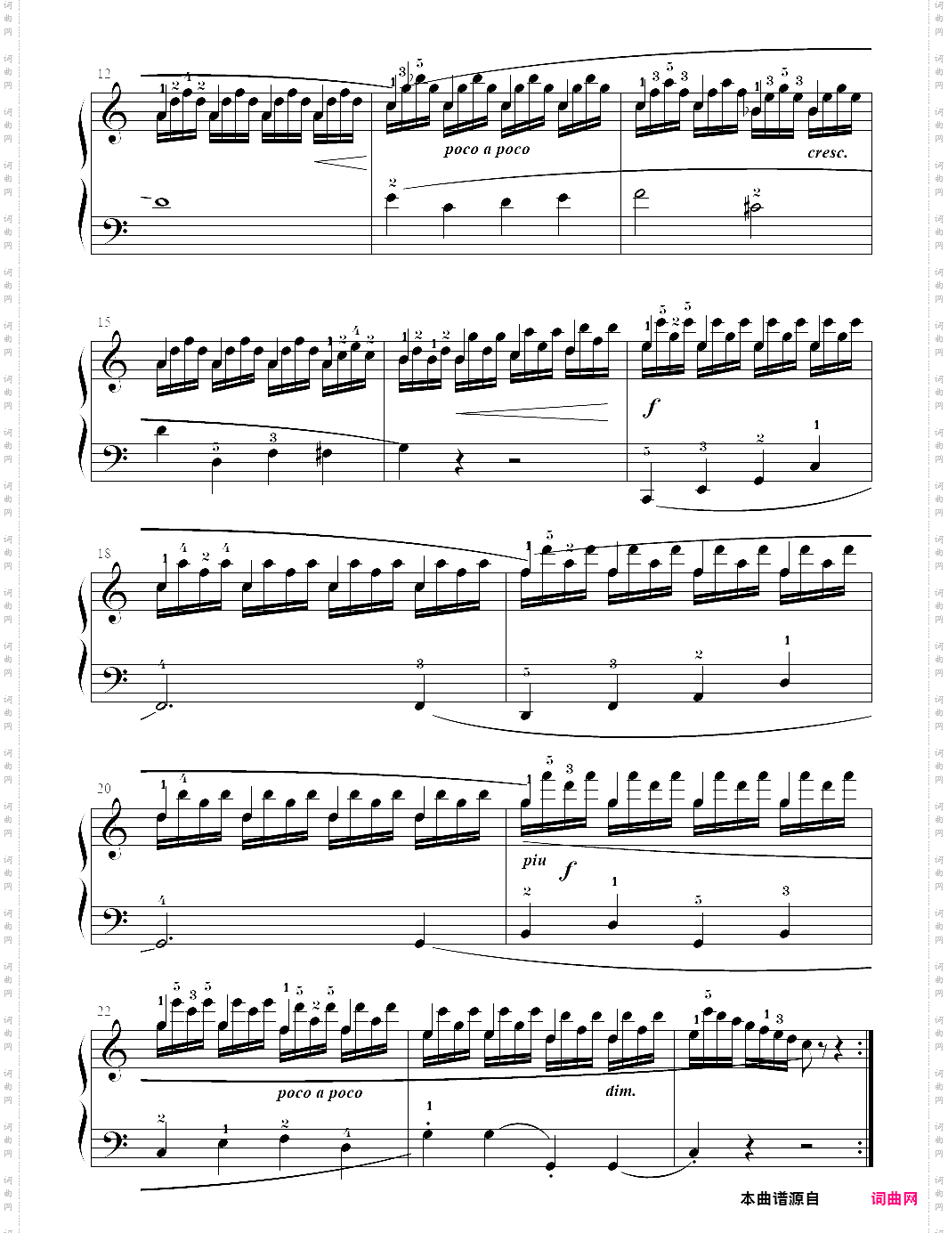 车尔尼849钢琴流畅练习曲-04